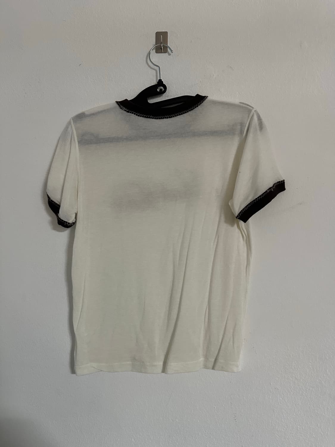 스튜디오 테이블 링거 티셔츠 반팔티 프리사이즈 상품이미지3