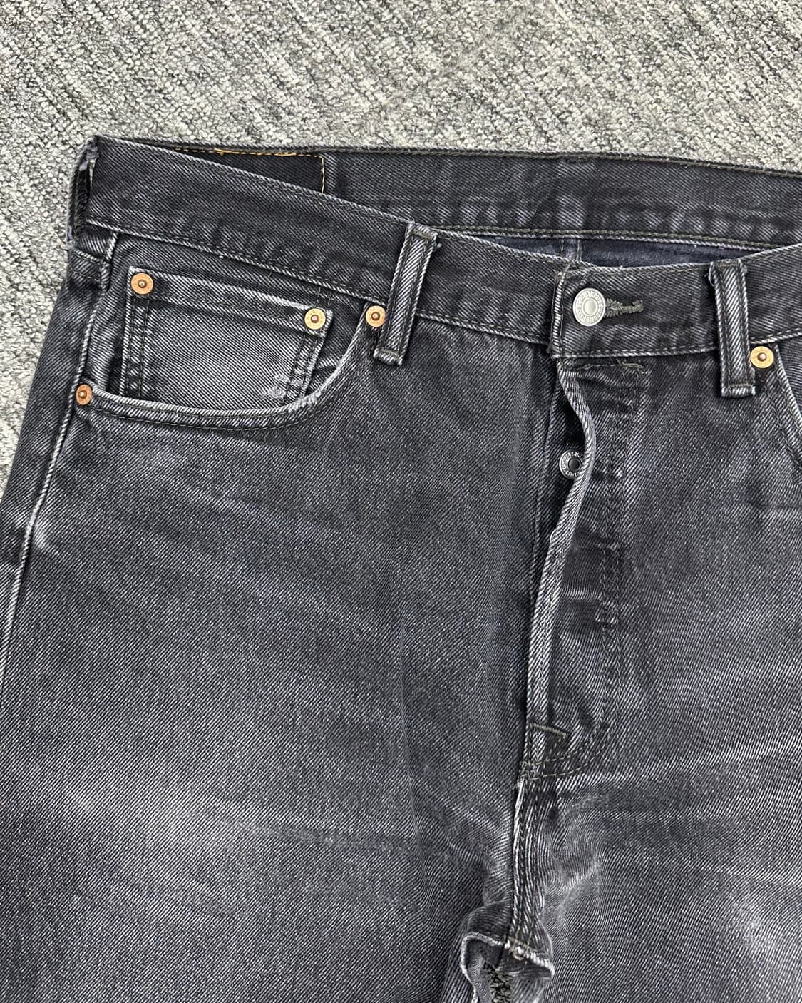 (허단44)00'S 리바이스 501 흑청-M1886 상품이미지3