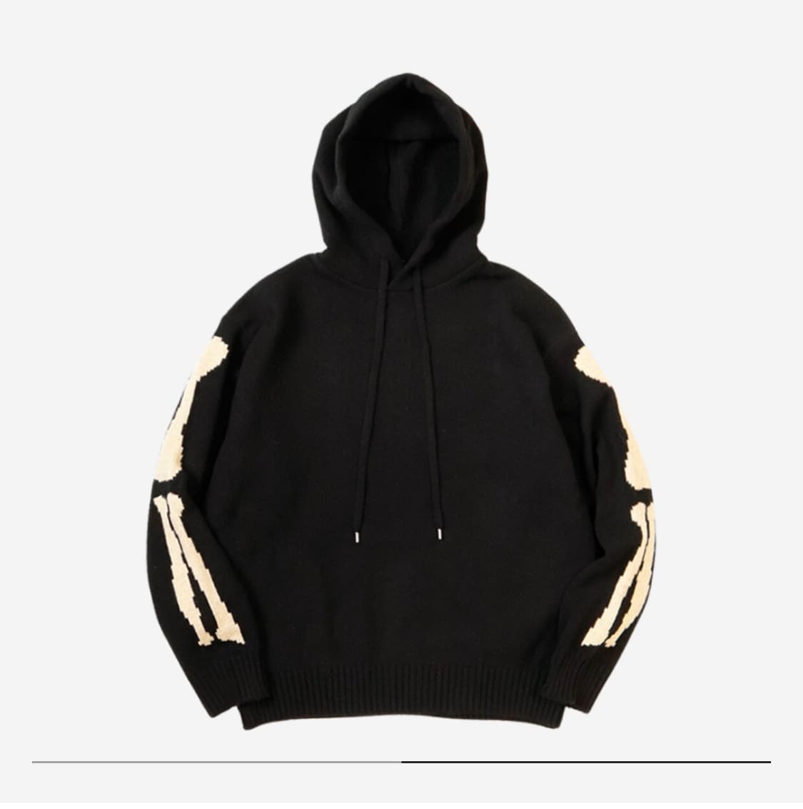 급처) 캐피탈 5G 울 본 후드 스웨터 블랙 상품이미지2