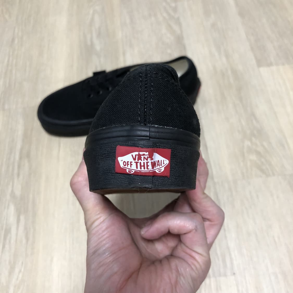 (235) 반스 VANS 어센틱 트리플 블랙 올검 상품이미지5