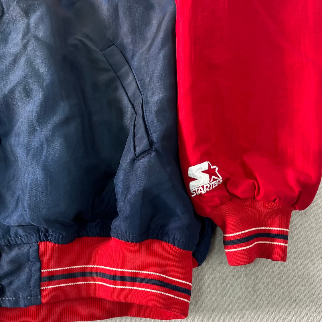 110 스타터 90s 클리블랜드 인디아나 바시티 자켓 상품이미지7