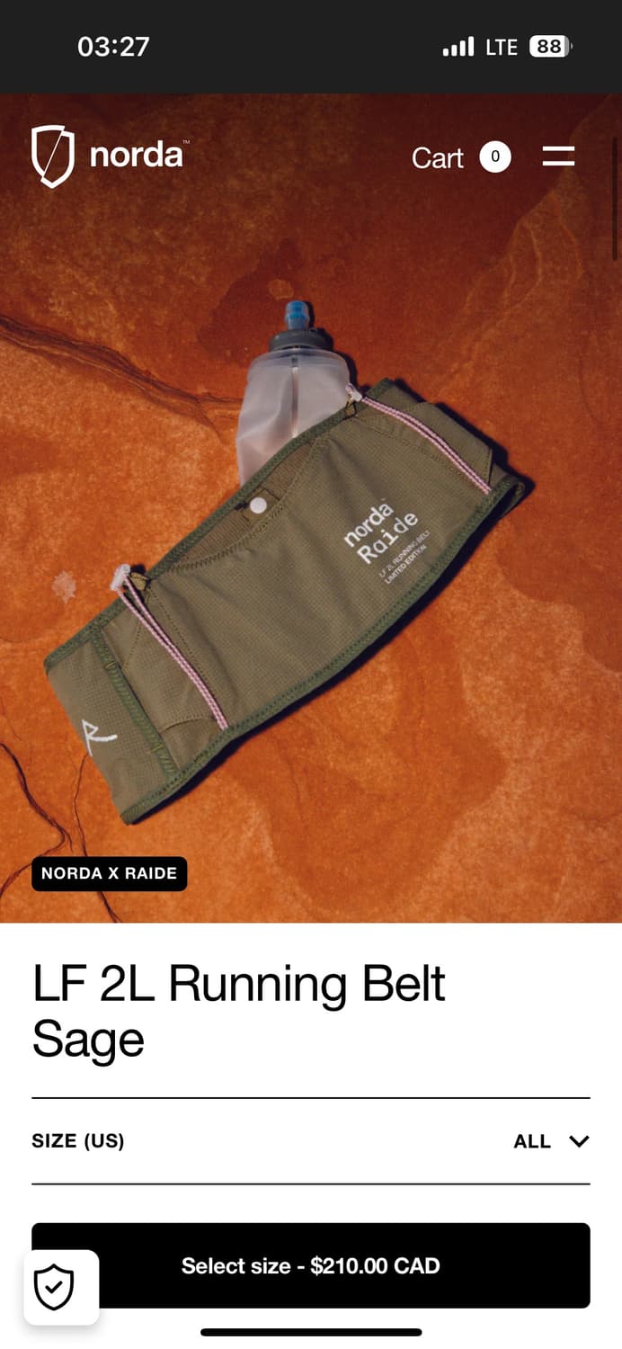Norda x raide running belt 상품이미지1
