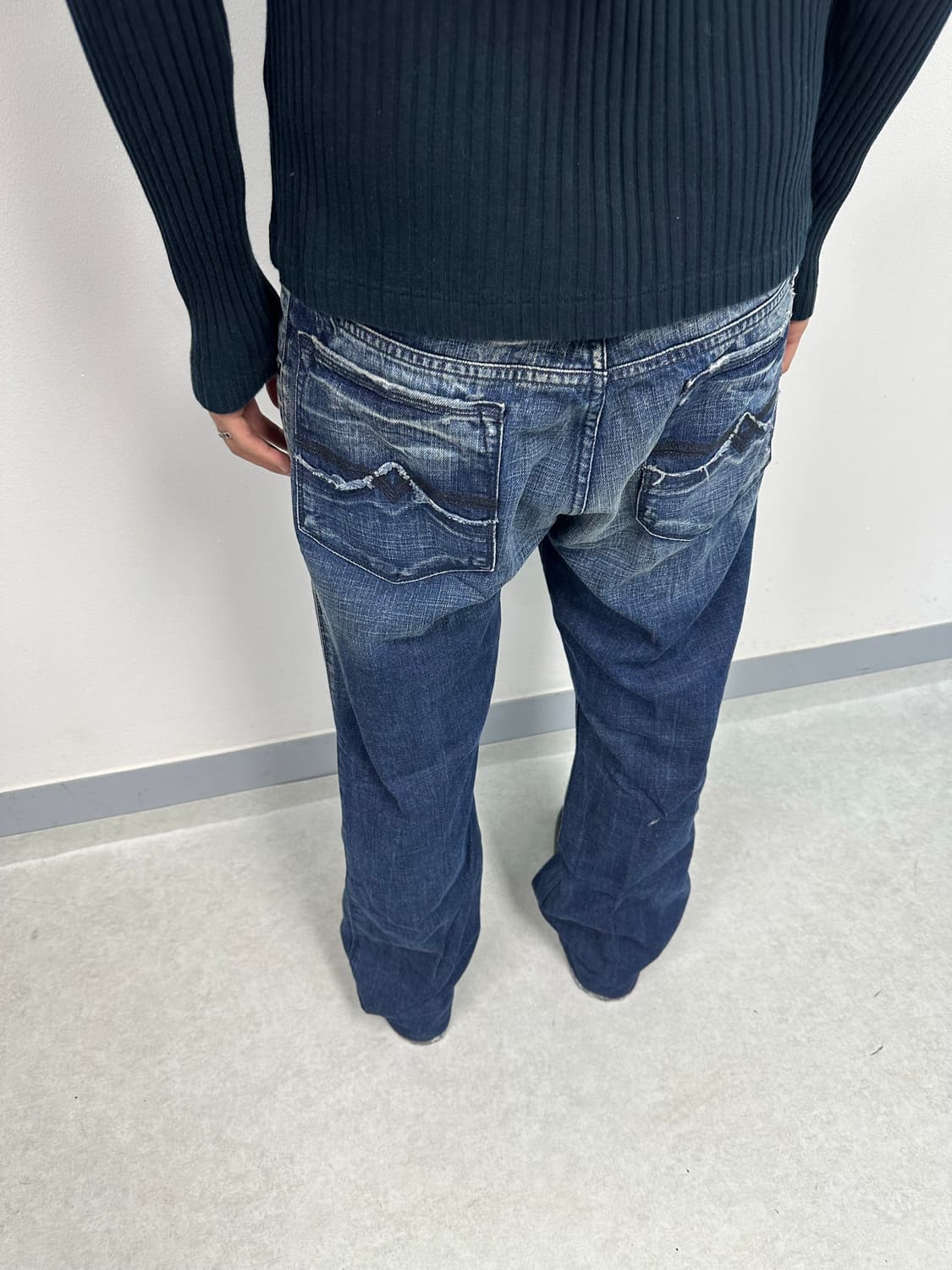 디젤 ZAF 워싱 플레어 진 상품이미지2