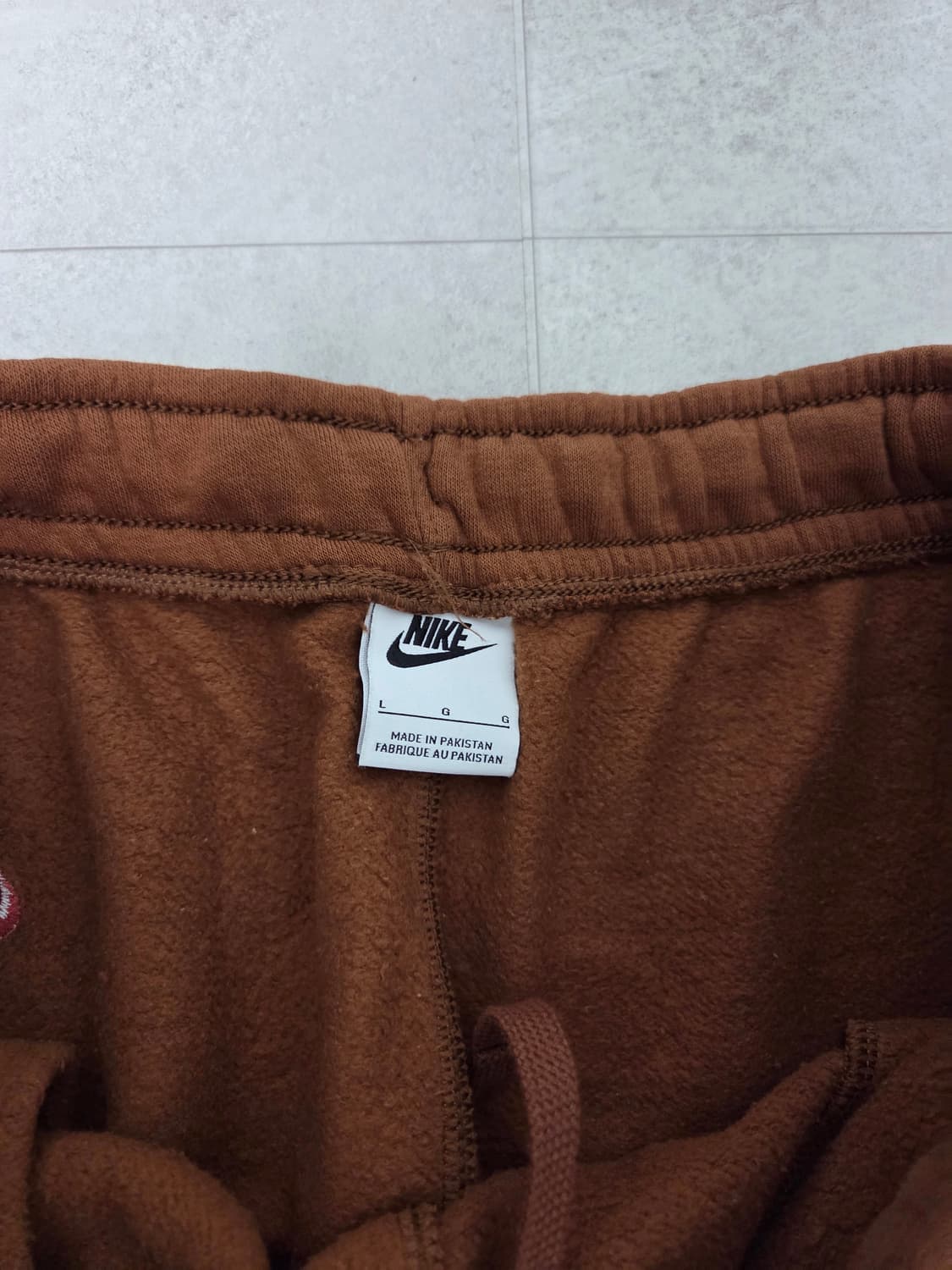 나이키 브라운 멀티 로고 조거 팬츠 상품이미지4