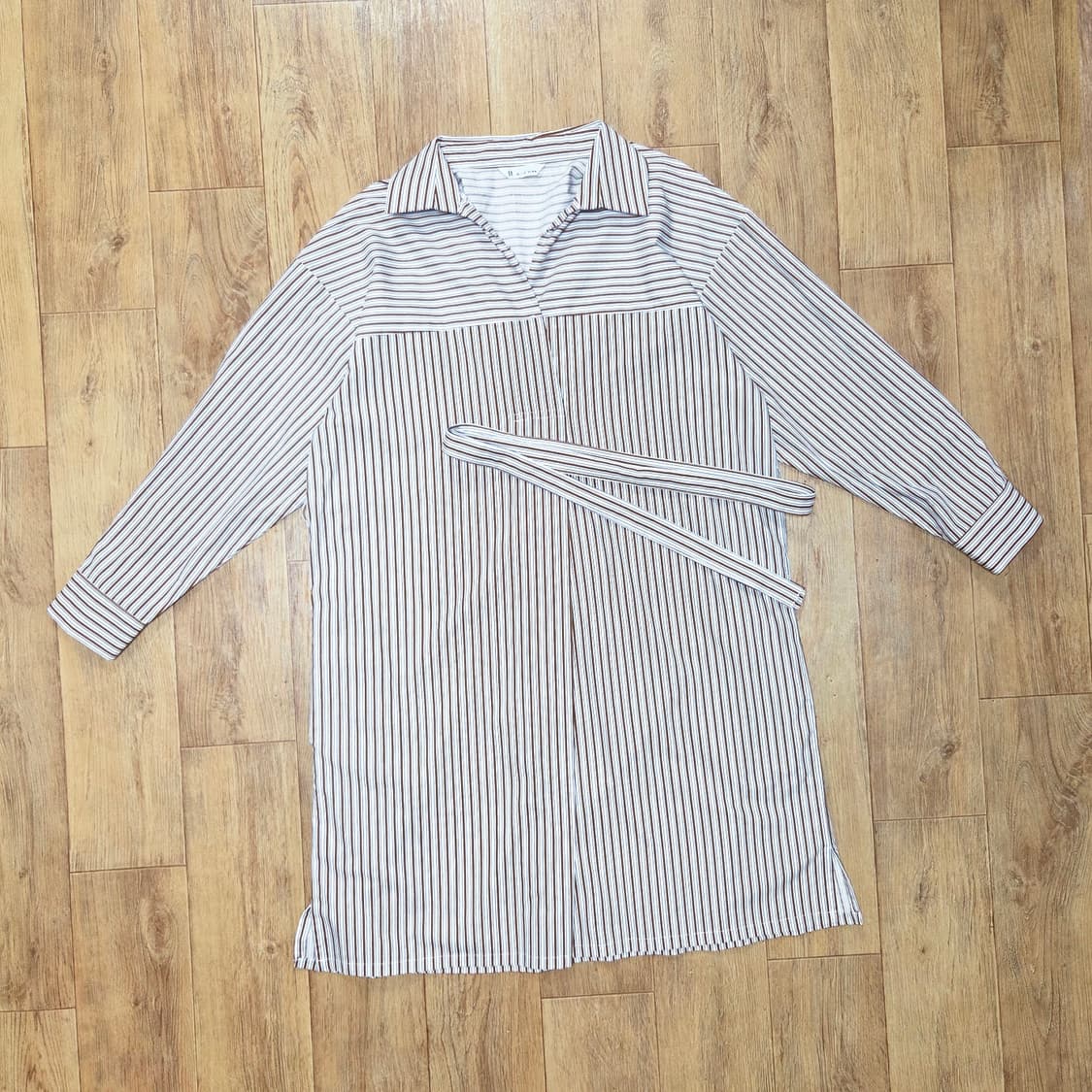 잇미샤(it michaa) 스트라이프 벨티드원피스 프리사이즈 상품이미지5