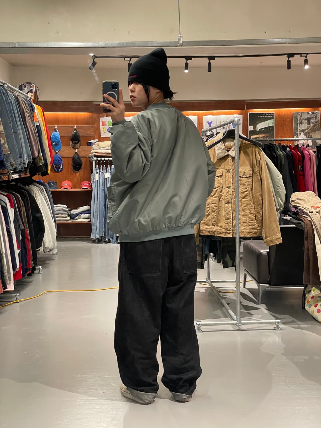 빈티지 MA-1 항공점퍼 자켓   상품이미지6