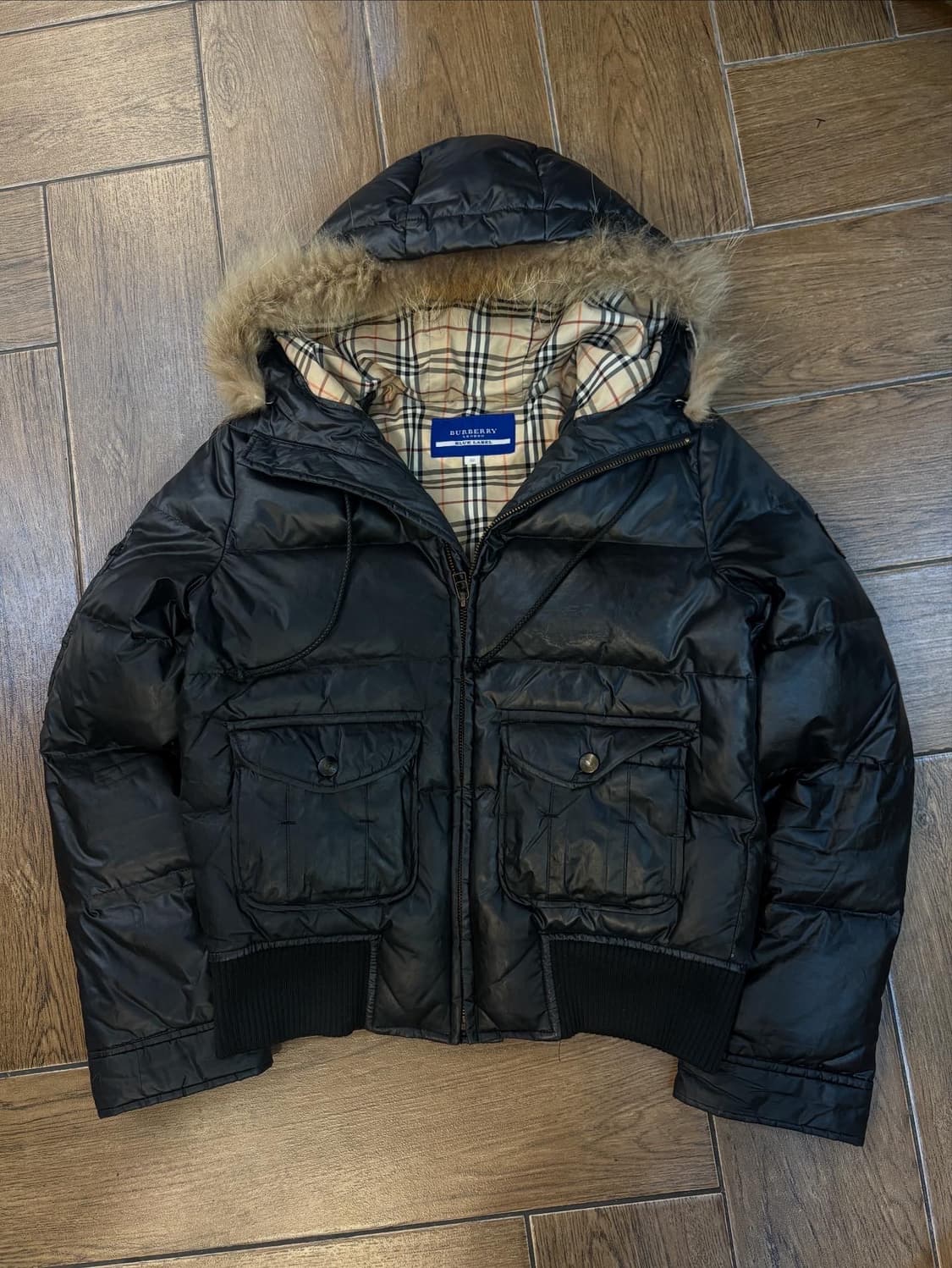 Burberry Nova Check Fur Padded JK 상품이미지6
