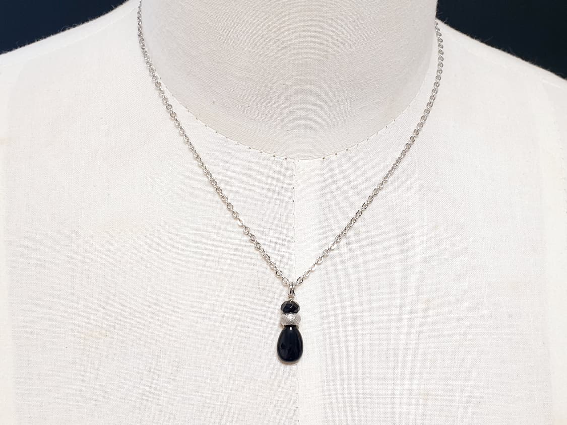 블랙오닉스 목걸이 상품이미지2