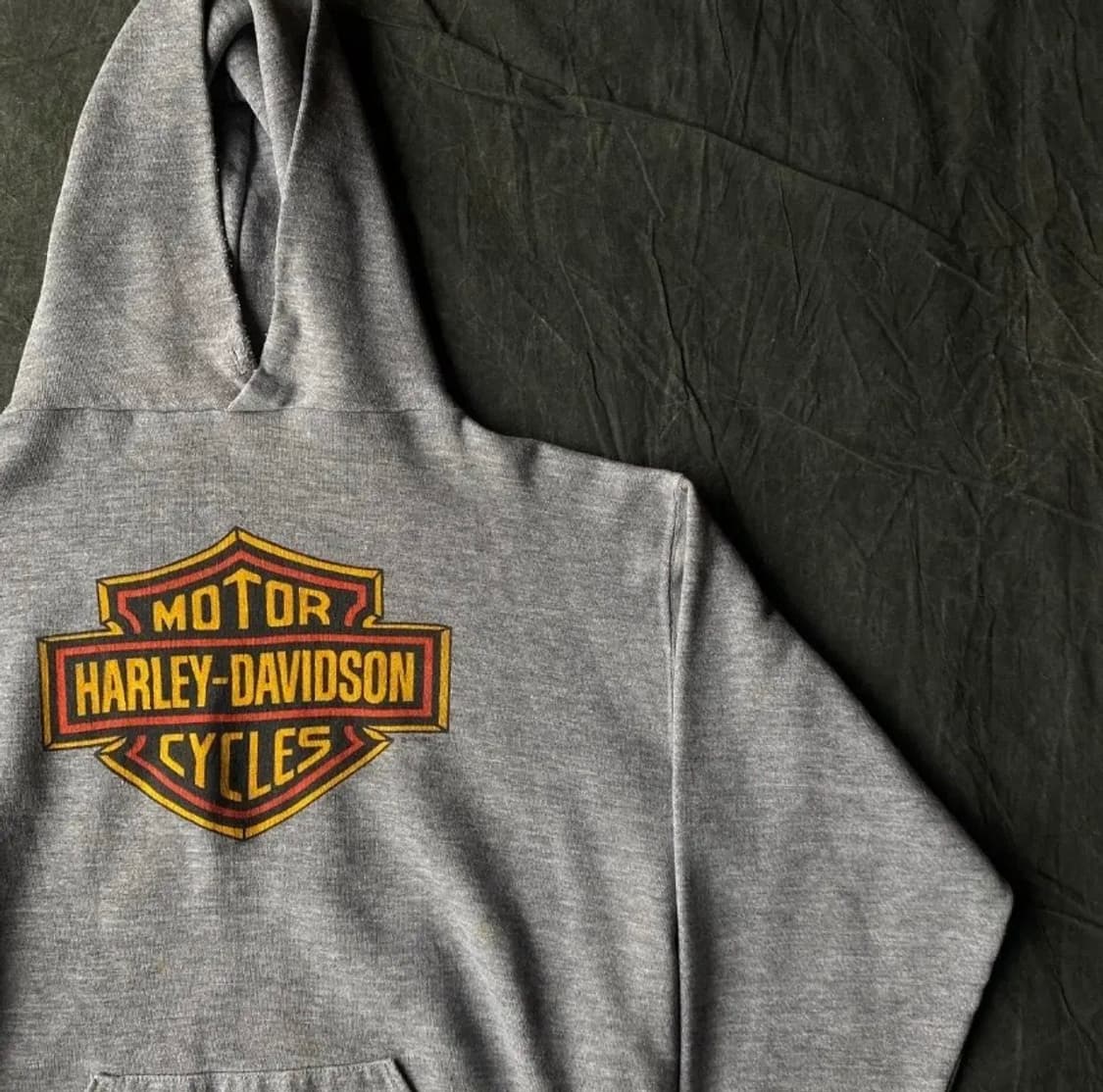 70s russell 러셀×할리데이비슨 후드티 상품이미지3