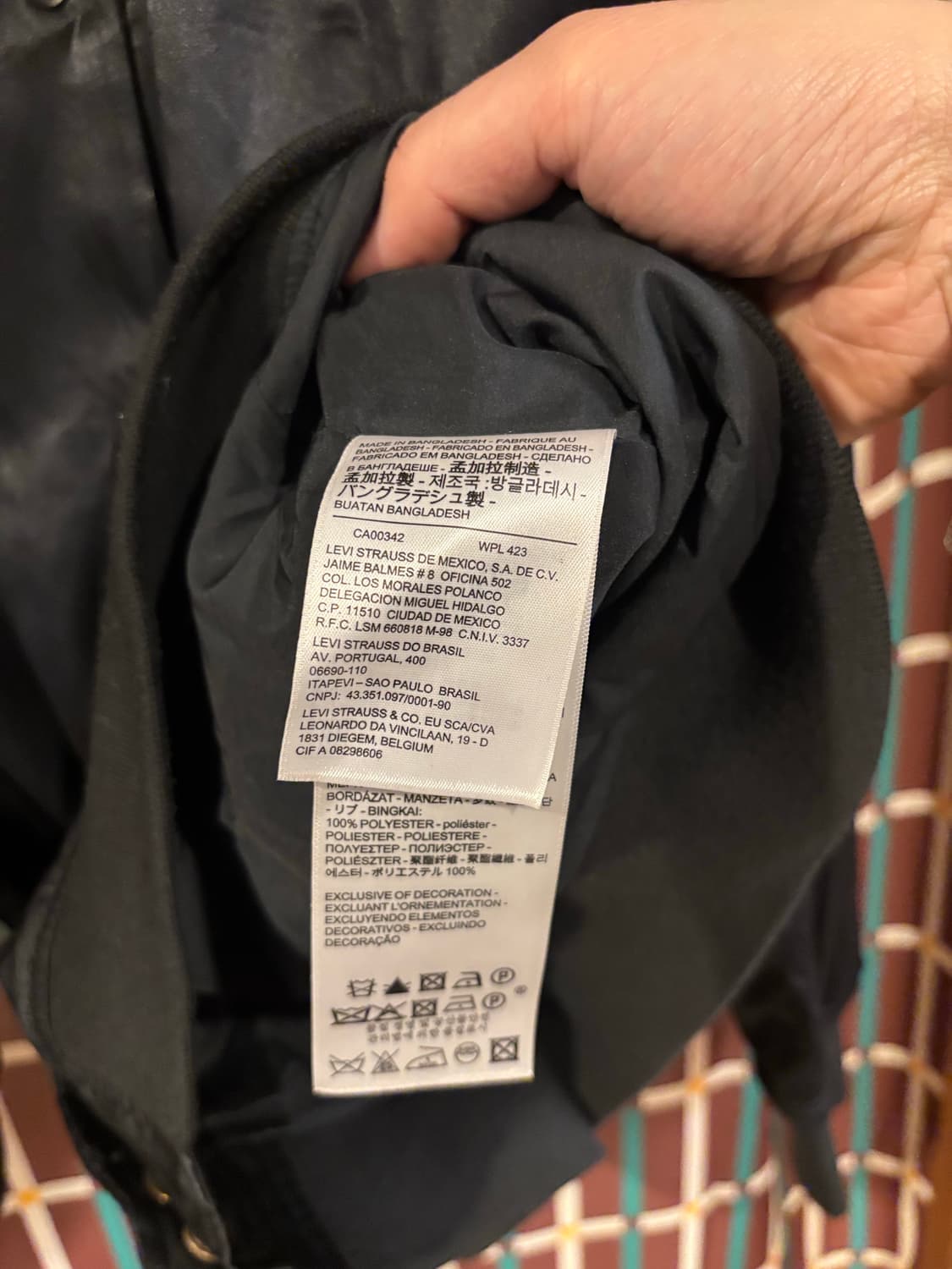 리바이스 스카잔 자수 봄버 자켓 상품이미지6