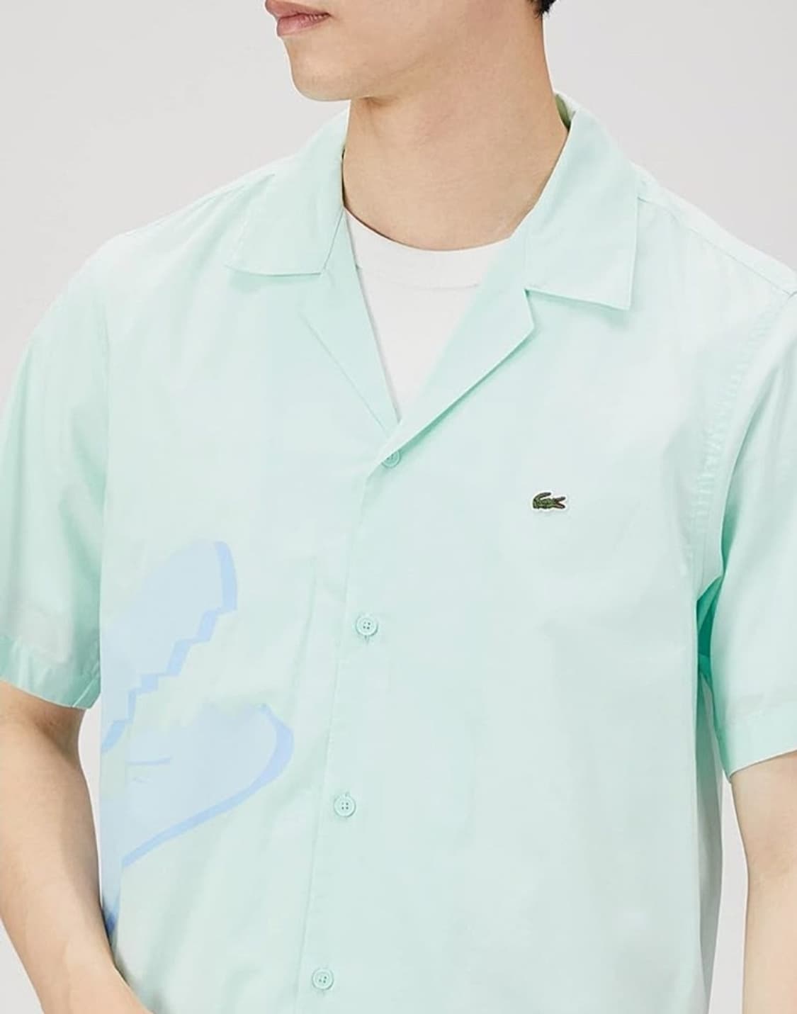 [새상품] 라코스테 오픈 카라 셔츠 상품이미지1