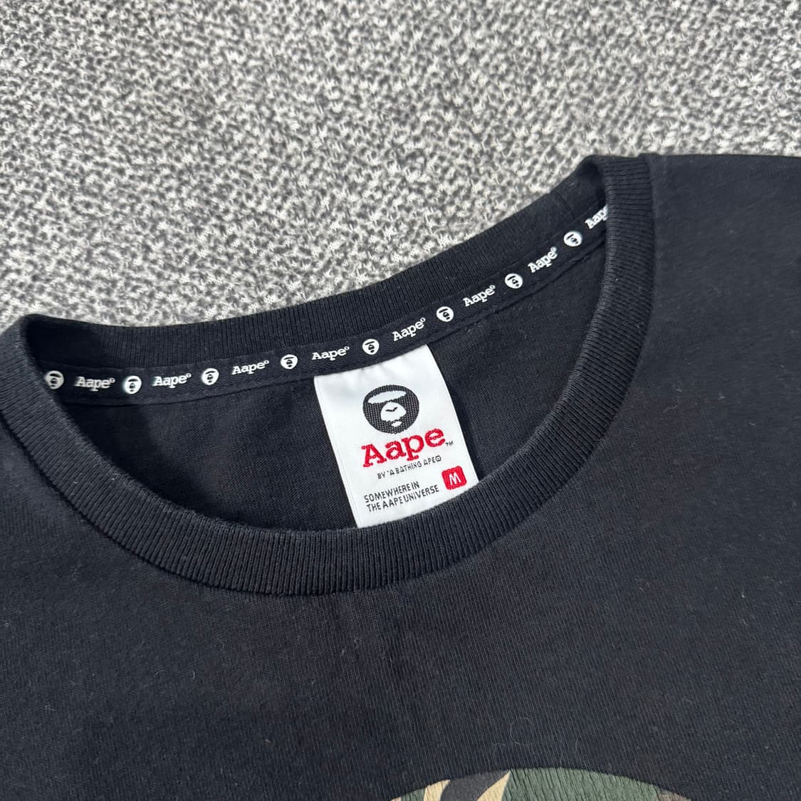 에이프 Aape 사루 카모 반팔 상품이미지4