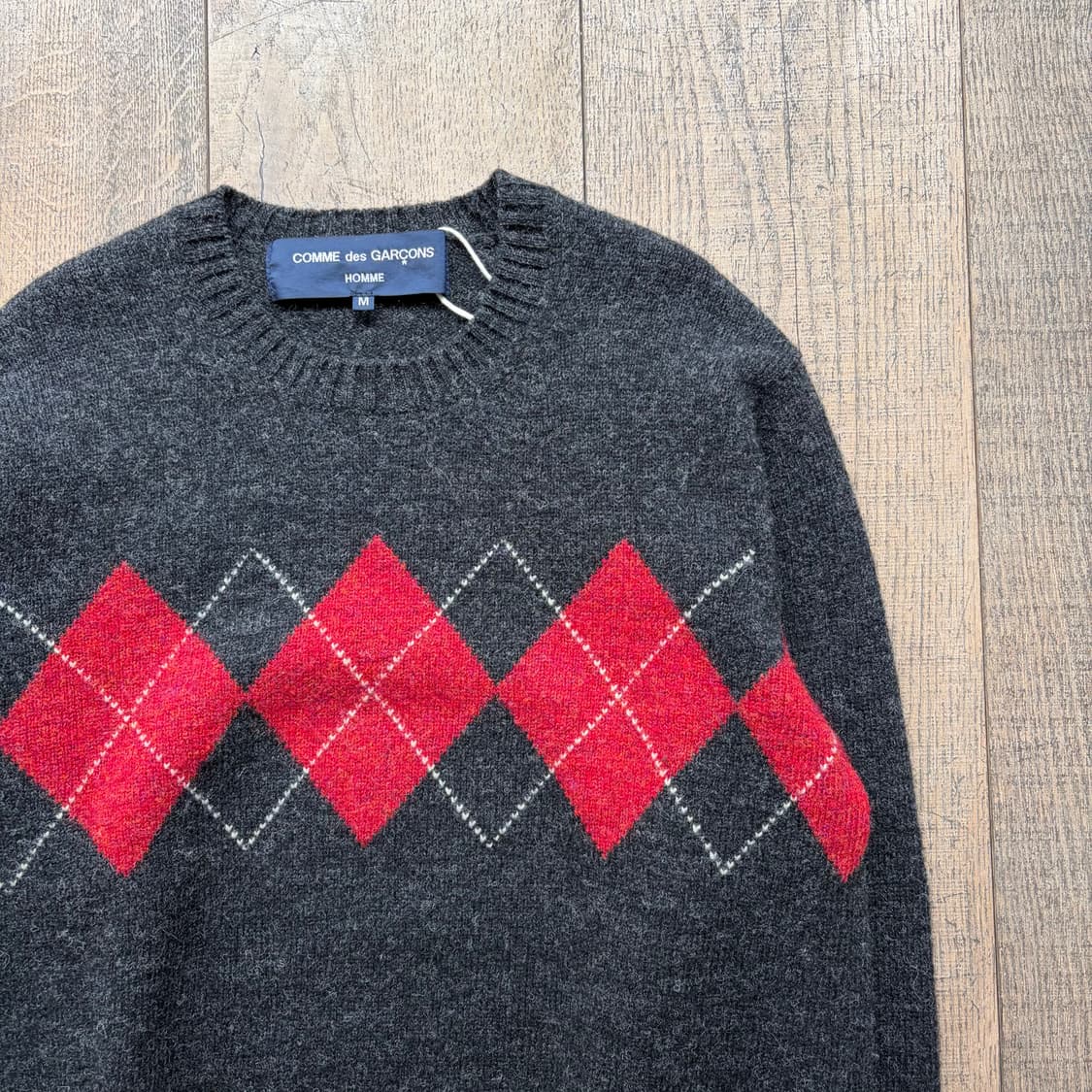 Argyle Pattern Wool Knit 상품이미지2
