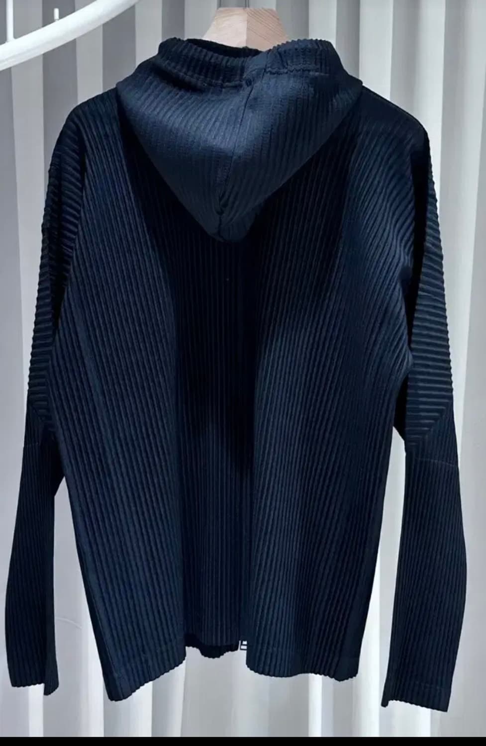 옴므플리세 후드집업 블랙 4 상품이미지3