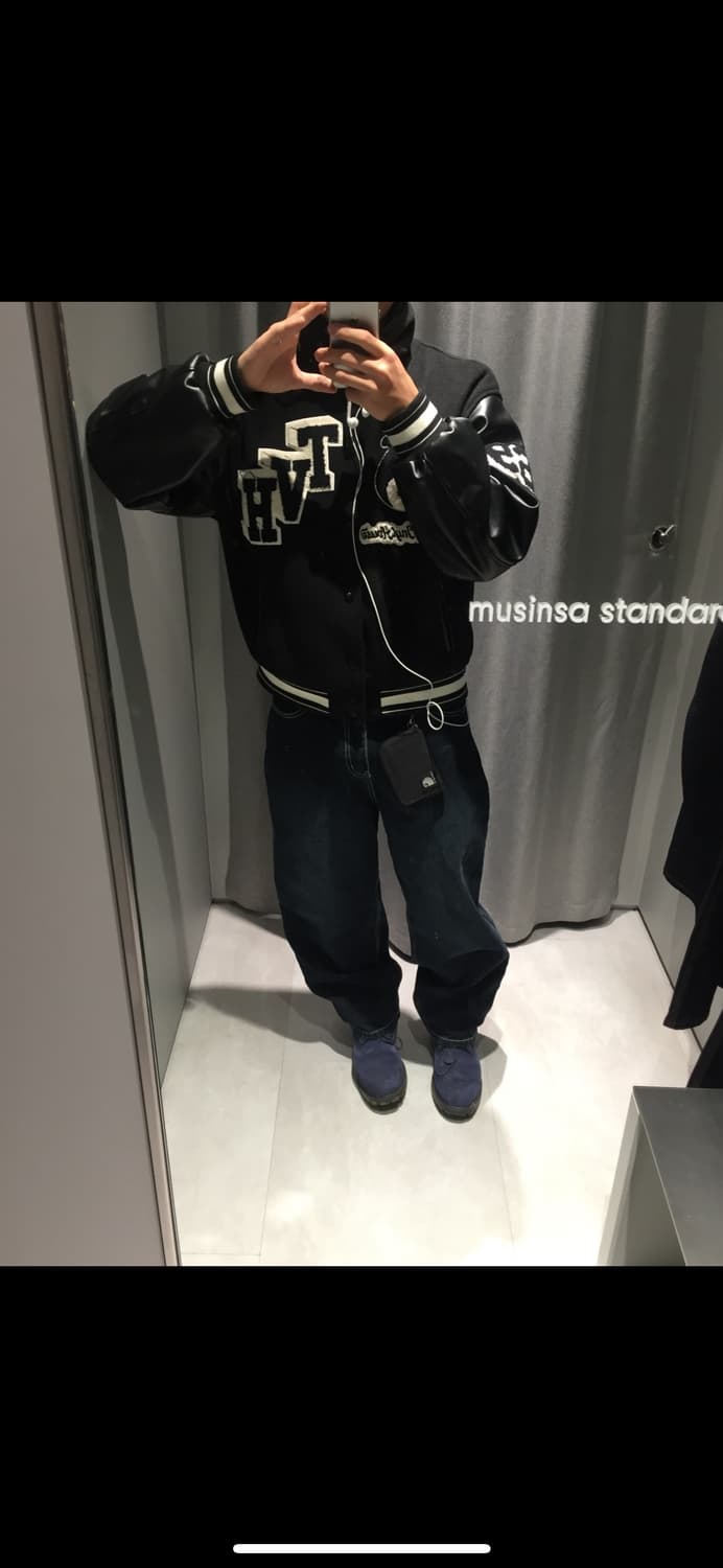 더바이닐하우스 바시티 자켓 M 상품이미지2