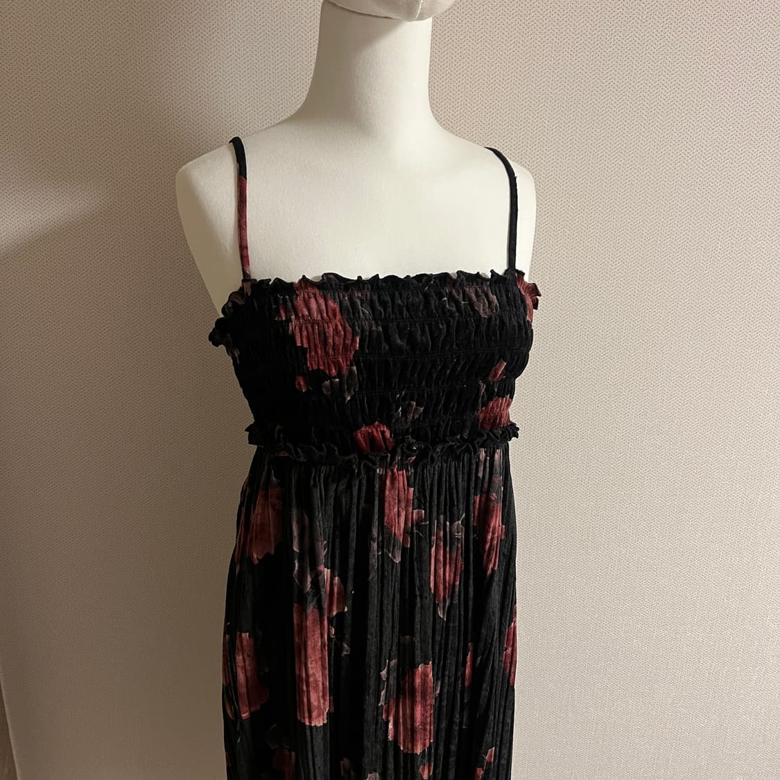 LESTROSE 벨벳 빈티지 원피스 상품이미지1