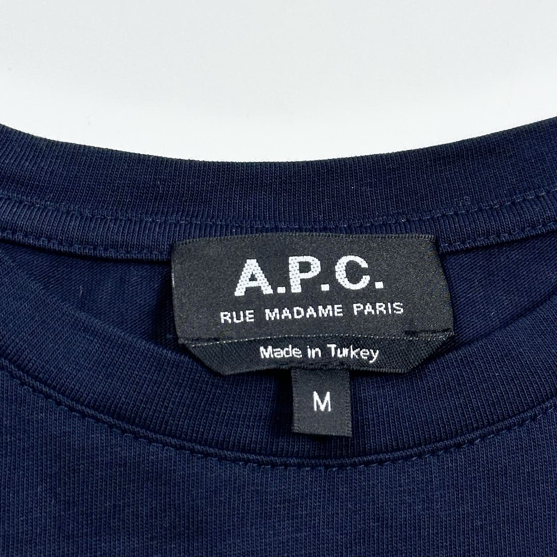 A.P.C. 아페쎄 여성 시그니쳐 반팔티 네이비 여성M 상품이미지4