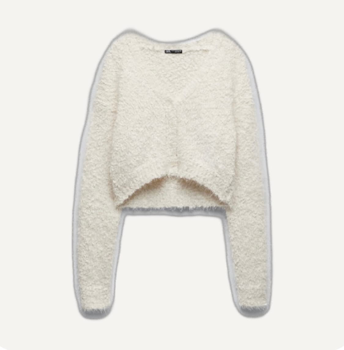 ZARA 페이크 퍼 크롭 가디건 7901/854/712 상품이미지1