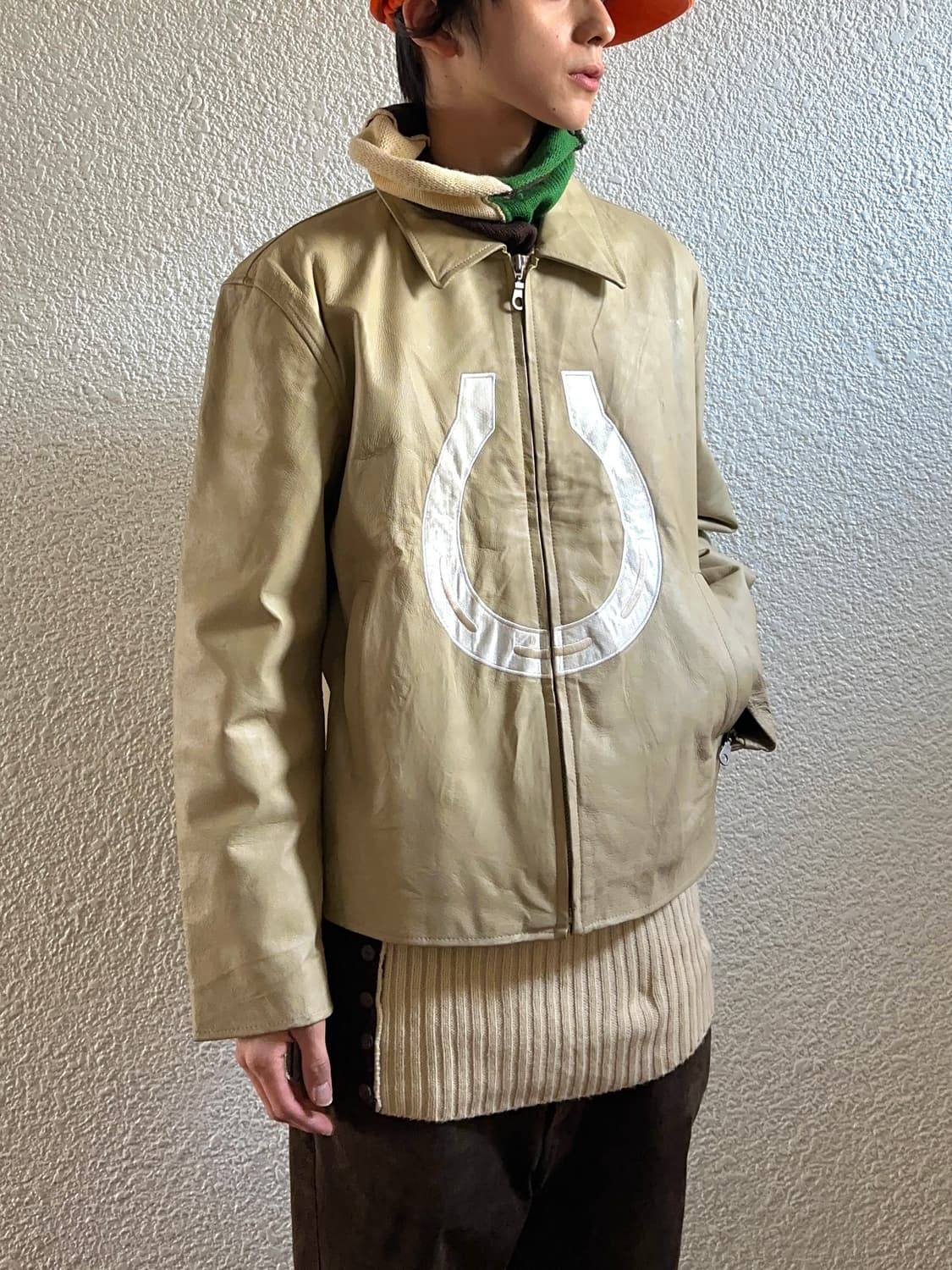 JRA+ Uniform Circus Beams 홀스슈즈 레더 자켓 상품이미지3