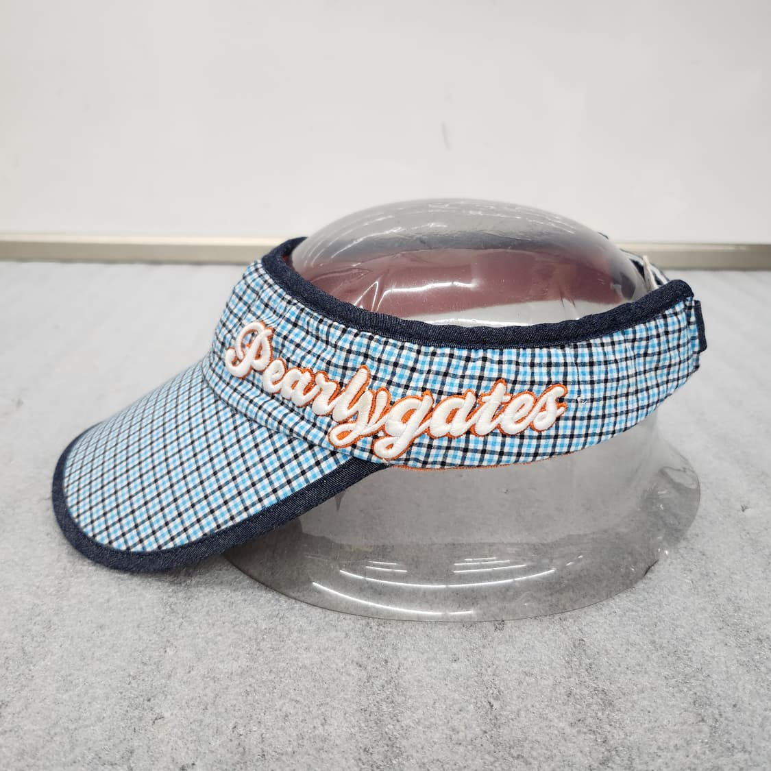 파리게이츠 국내 정품 썬캡 연청 체크 56cm 상품이미지3