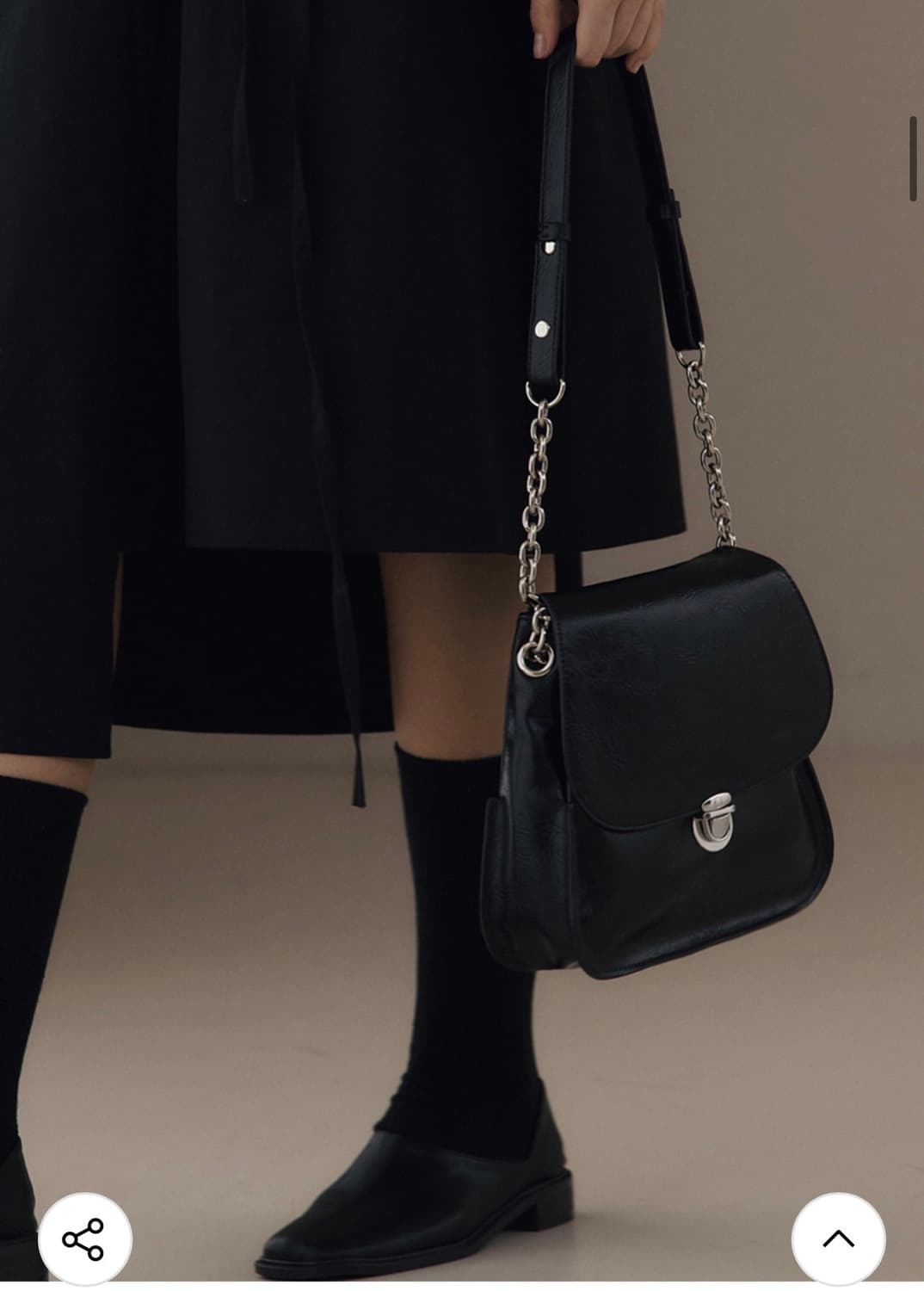 (새상품) 레더리 아더 클래식 체인백 [BLACK] 판매 상품이미지7