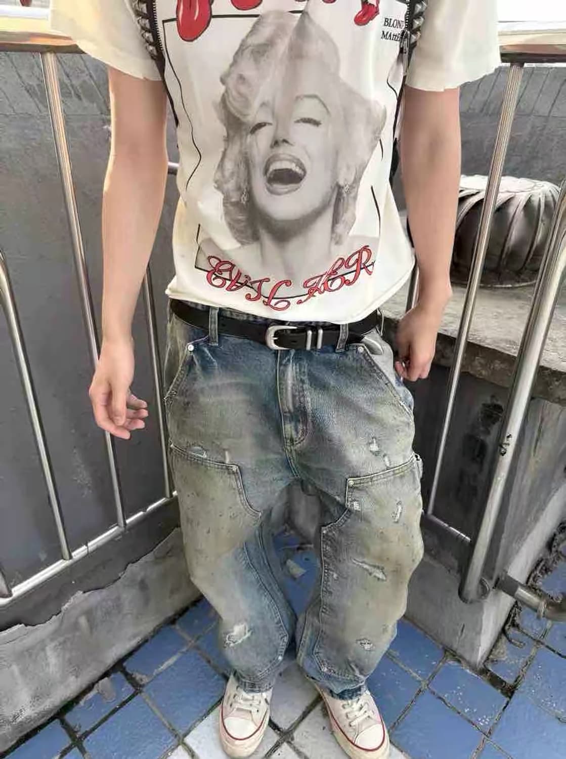 VINTAGE rolling stones T-shirt 상품이미지3