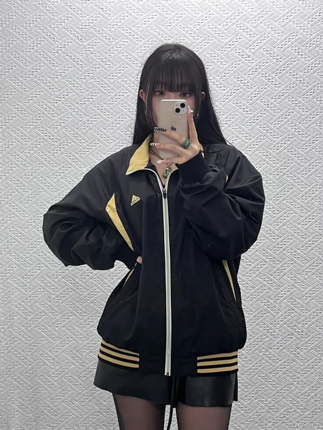 아디다스 올드스쿨 레트로 검골 바람막이 자켓 110 C10434 상품이미지1