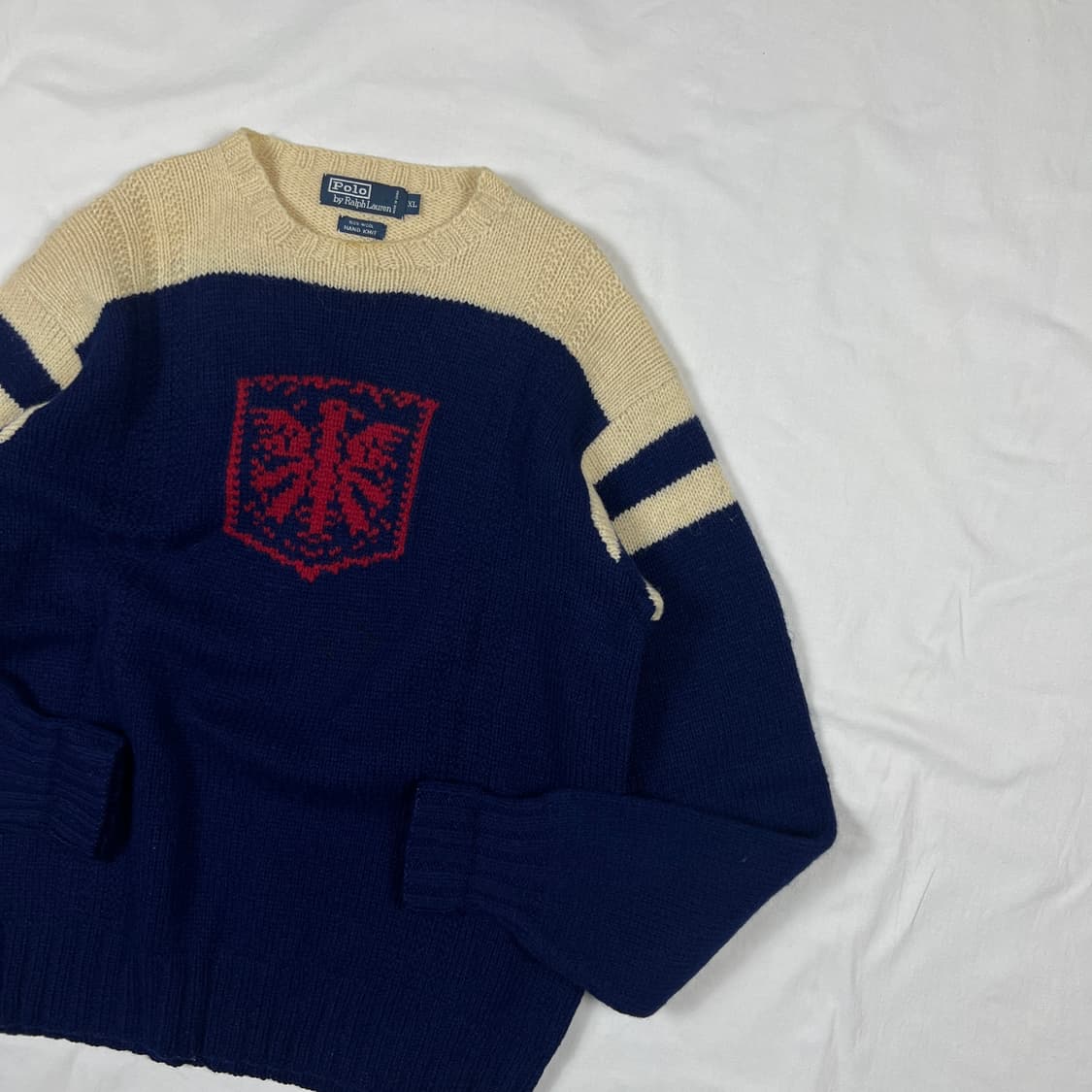 80’s 87년도 폴로랄프로렌 크레스트 니트 상품이미지3