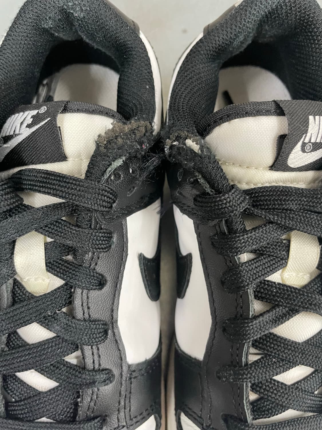 나이키 덩크 로우 화이트 블랙 230 상품이미지9