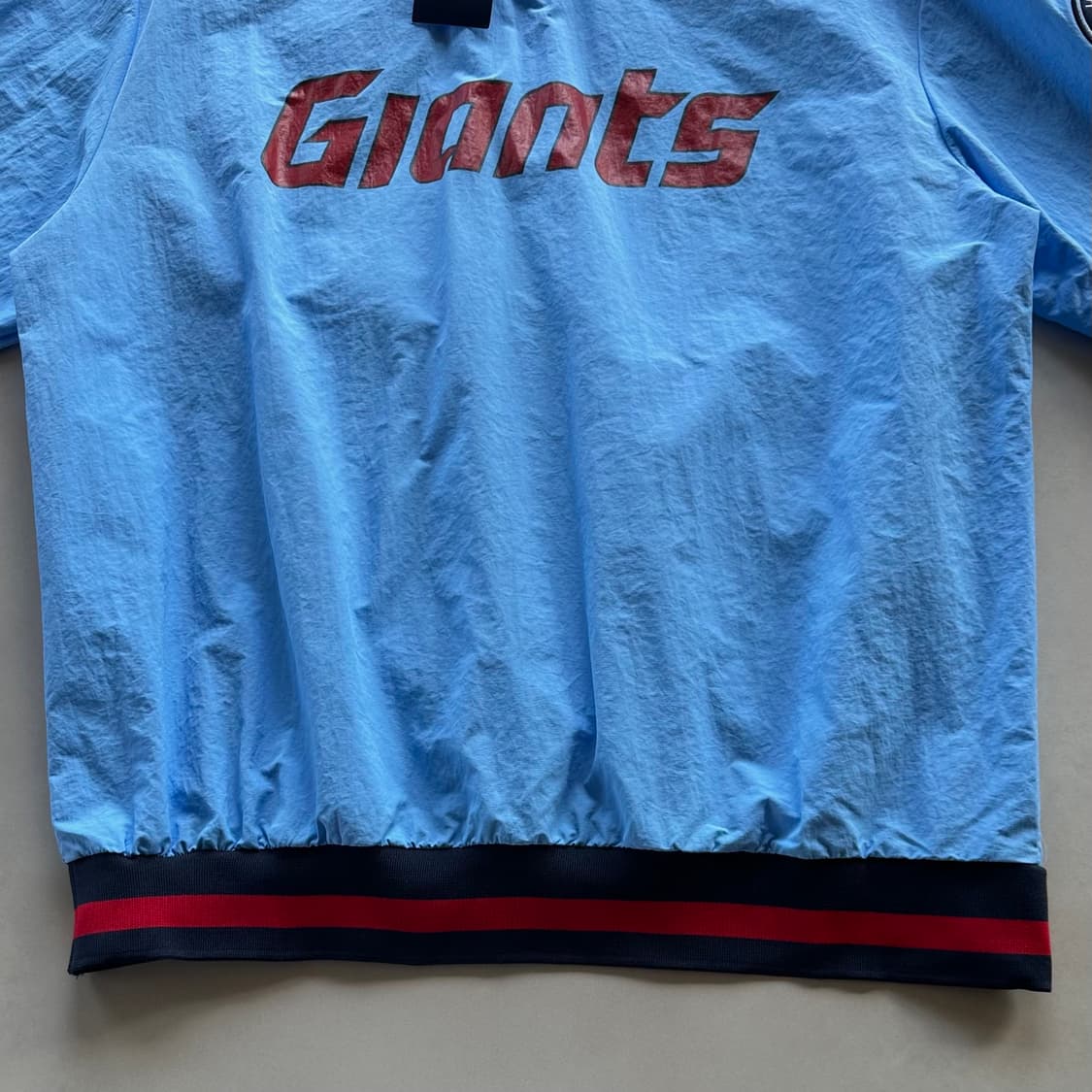 [2XL](새상품)롯데 자이언츠 바다 웜업 바람막이 상품이미지4