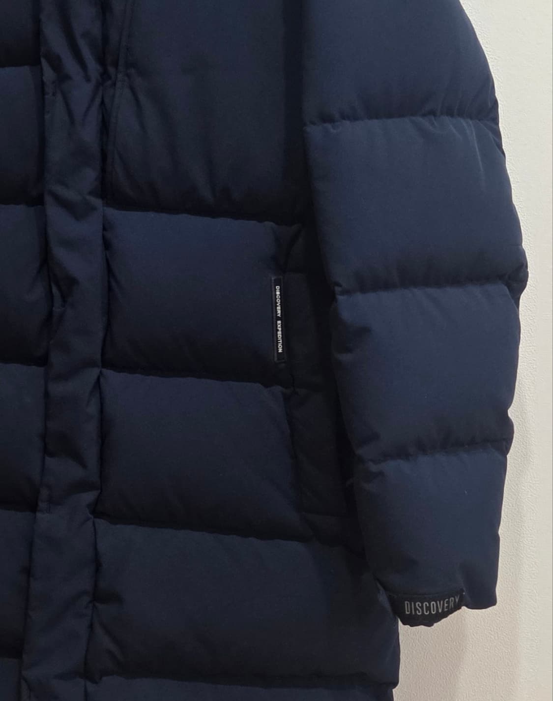 디스커버리 네이비  롱패딩 100 상품이미지4