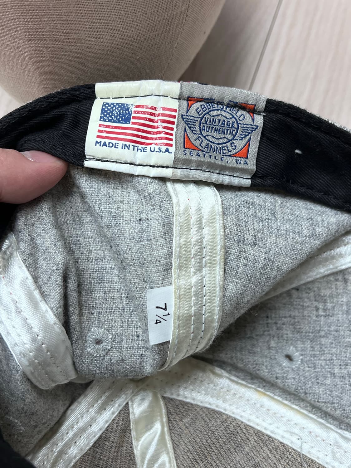 이벳필드 USA메이드 레어템 플란넬 캡 상품이미지2