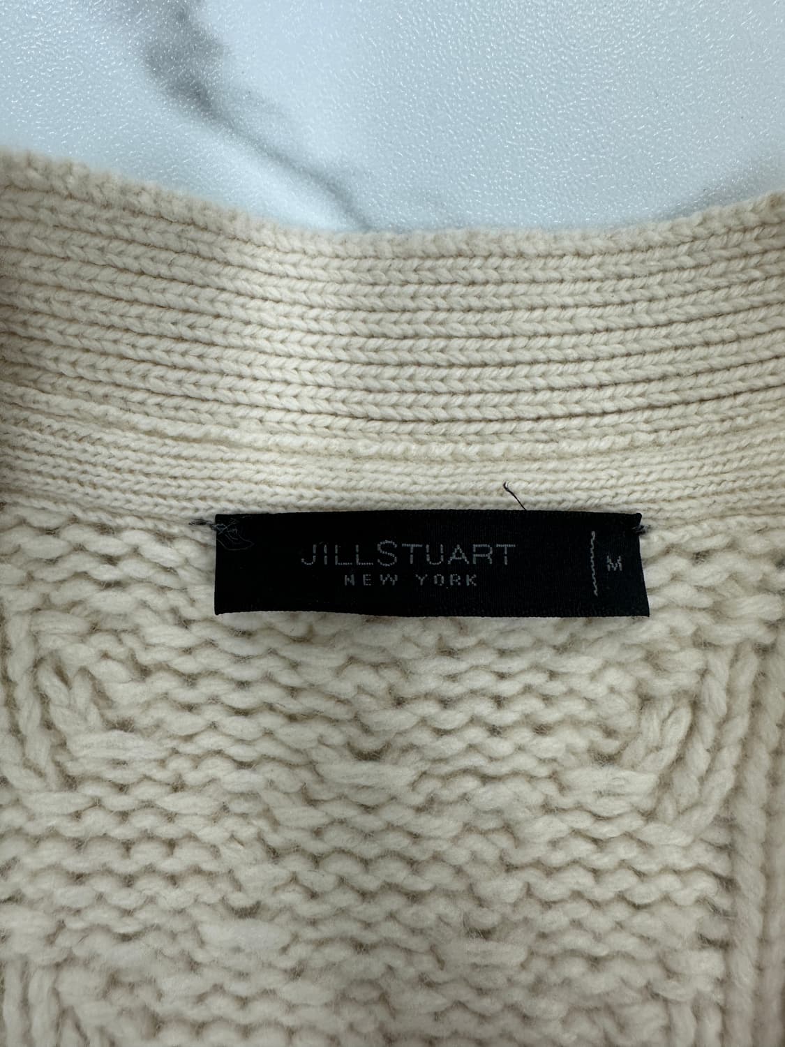 질스튜어트 케이블 오픈 가디건 상품이미지3