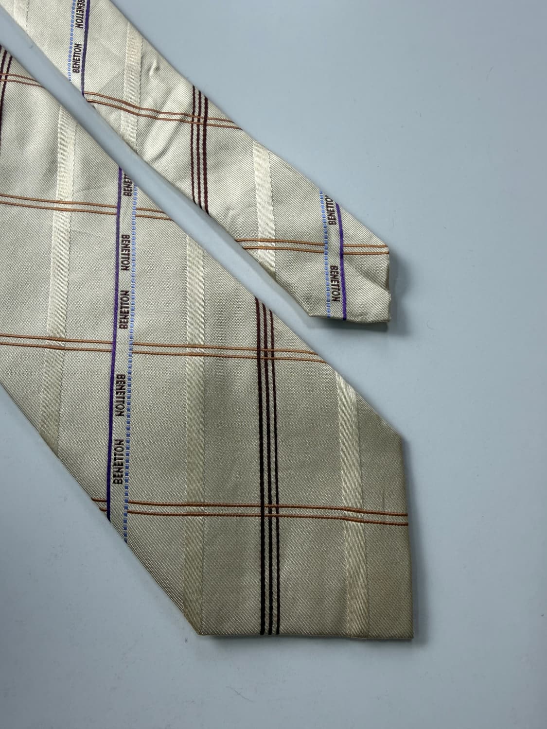 베네통 (Benetton) 실크 넥타이 9cm 상품이미지4