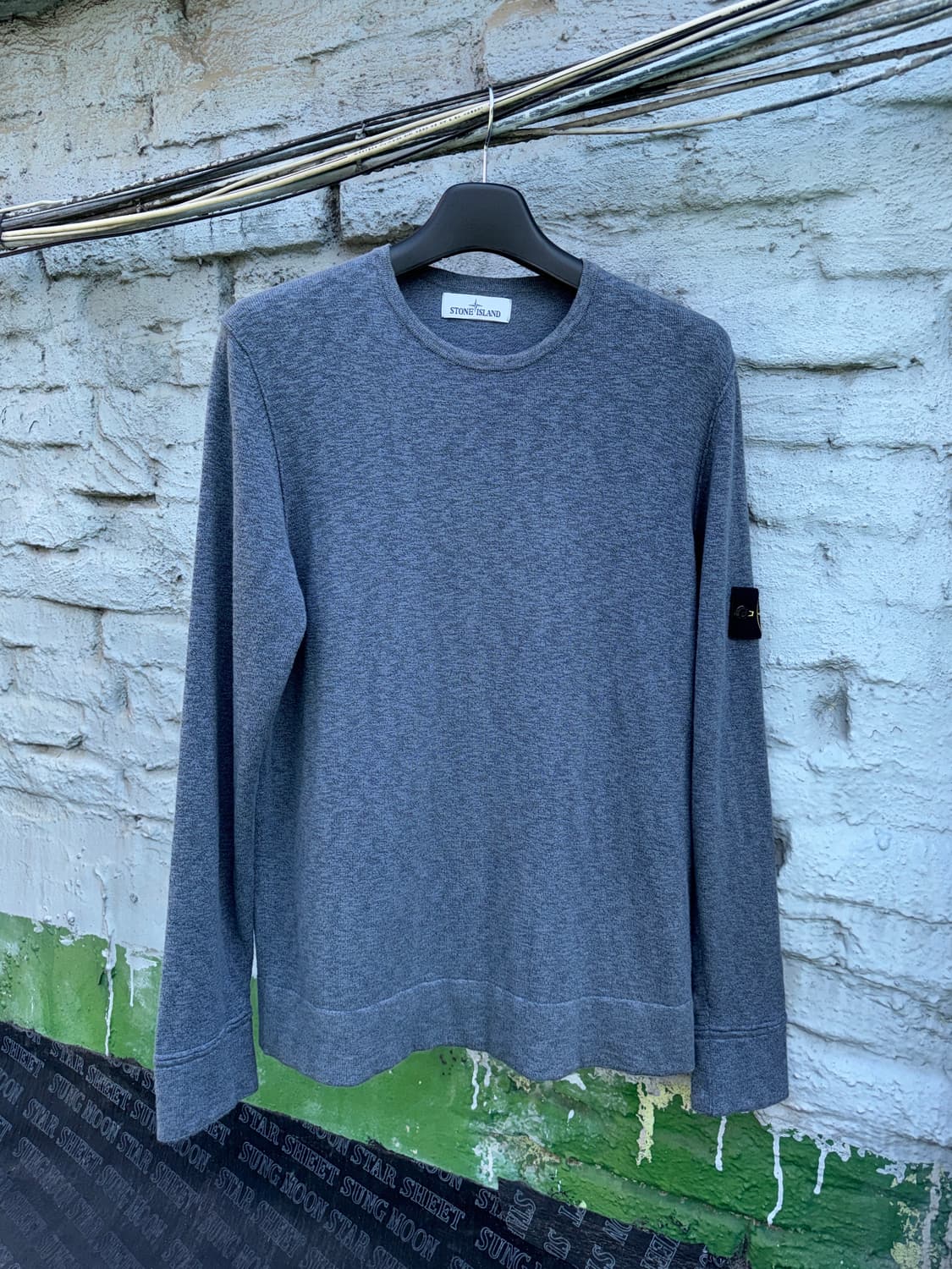 Stone island 스톤아일랜드 블루 니트(XL) 상품이미지1