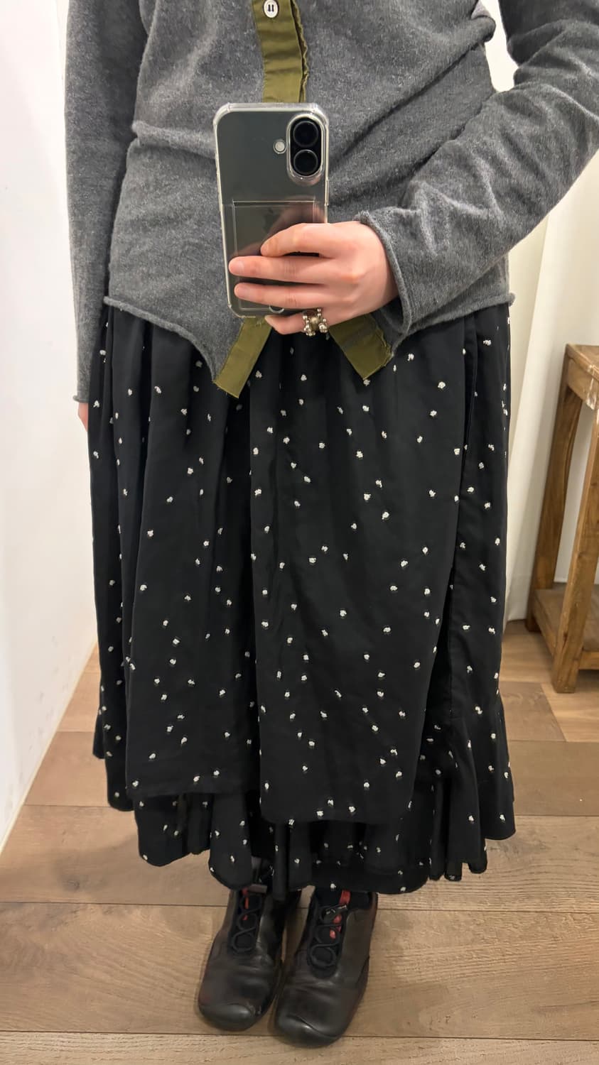 Needlepoint 2way Skirt Pants 상품이미지5