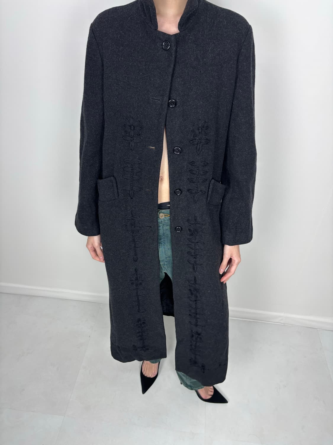 FLORAL ORIENTAL LONG COAT 상품이미지3