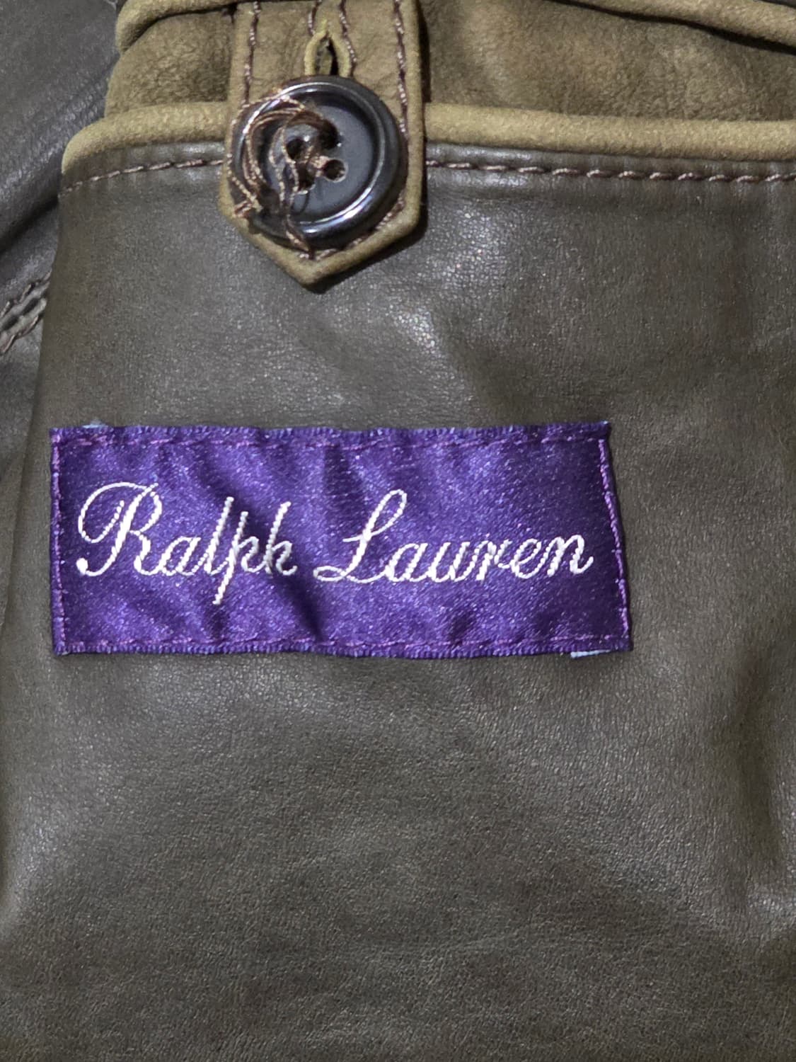 랄프로렌 퍼플라벨 M-65 램스킨 가죽자켓 상품이미지3