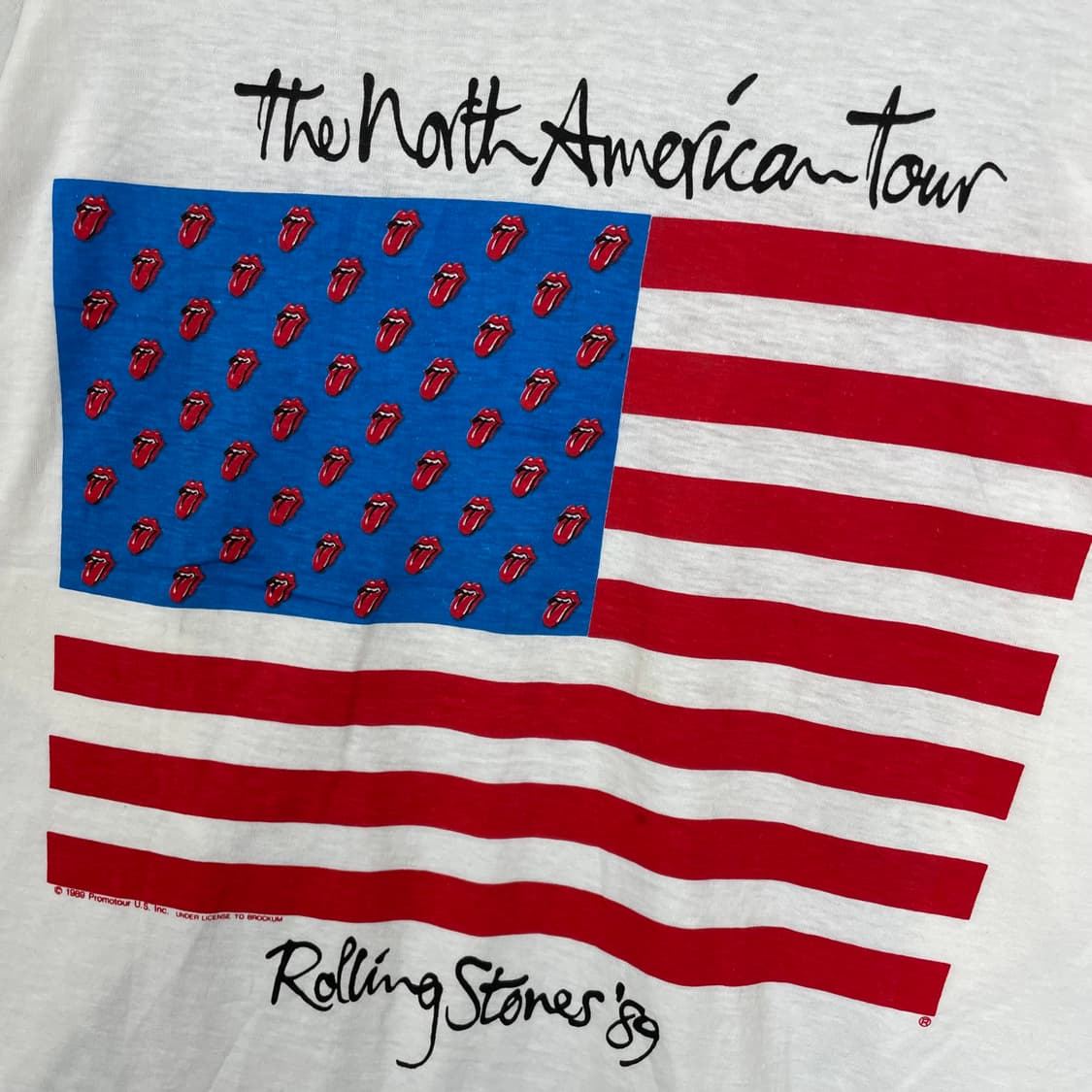 80s Rolling stones 롤링스톤즈 티셔츠 상품이미지3