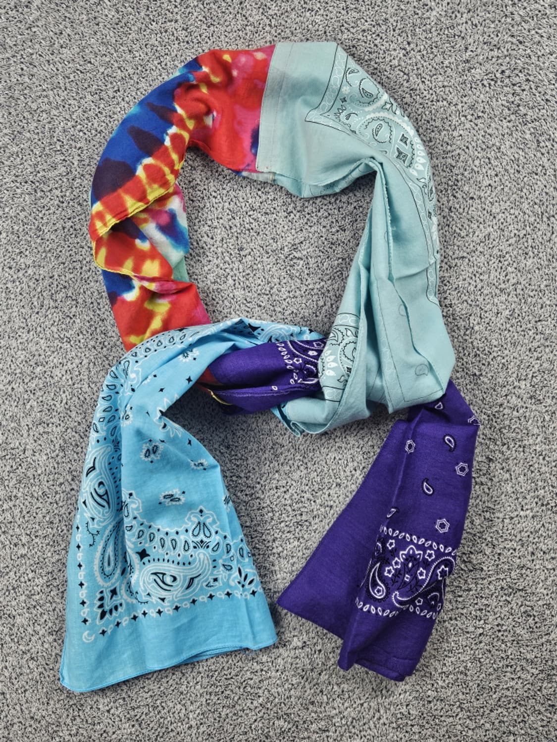 반다나 리워크 커스텀 스카프 머플러 / 10432 상품이미지6