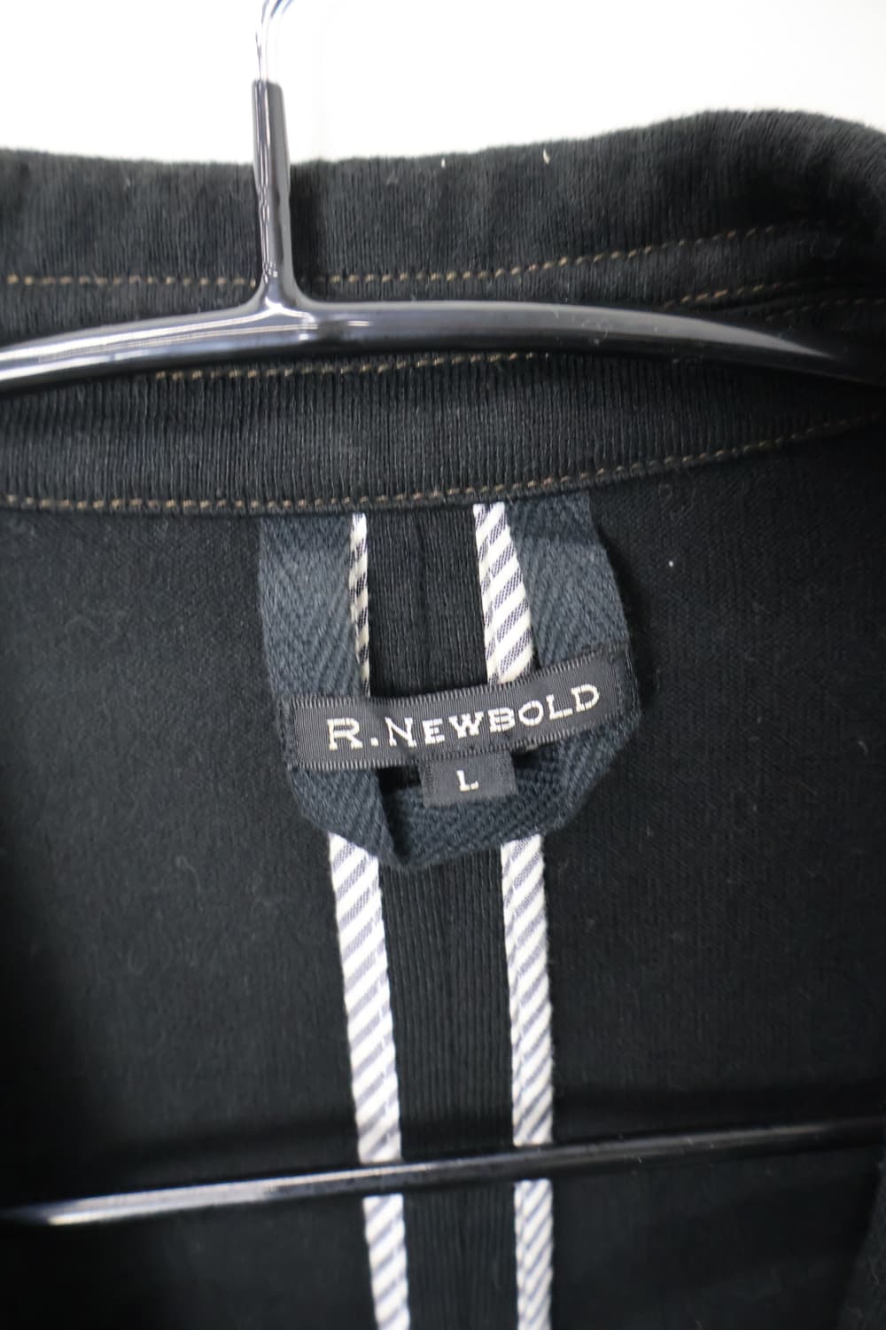 R.Newbold Black Cotton Tailored Jacket 상품이미지3