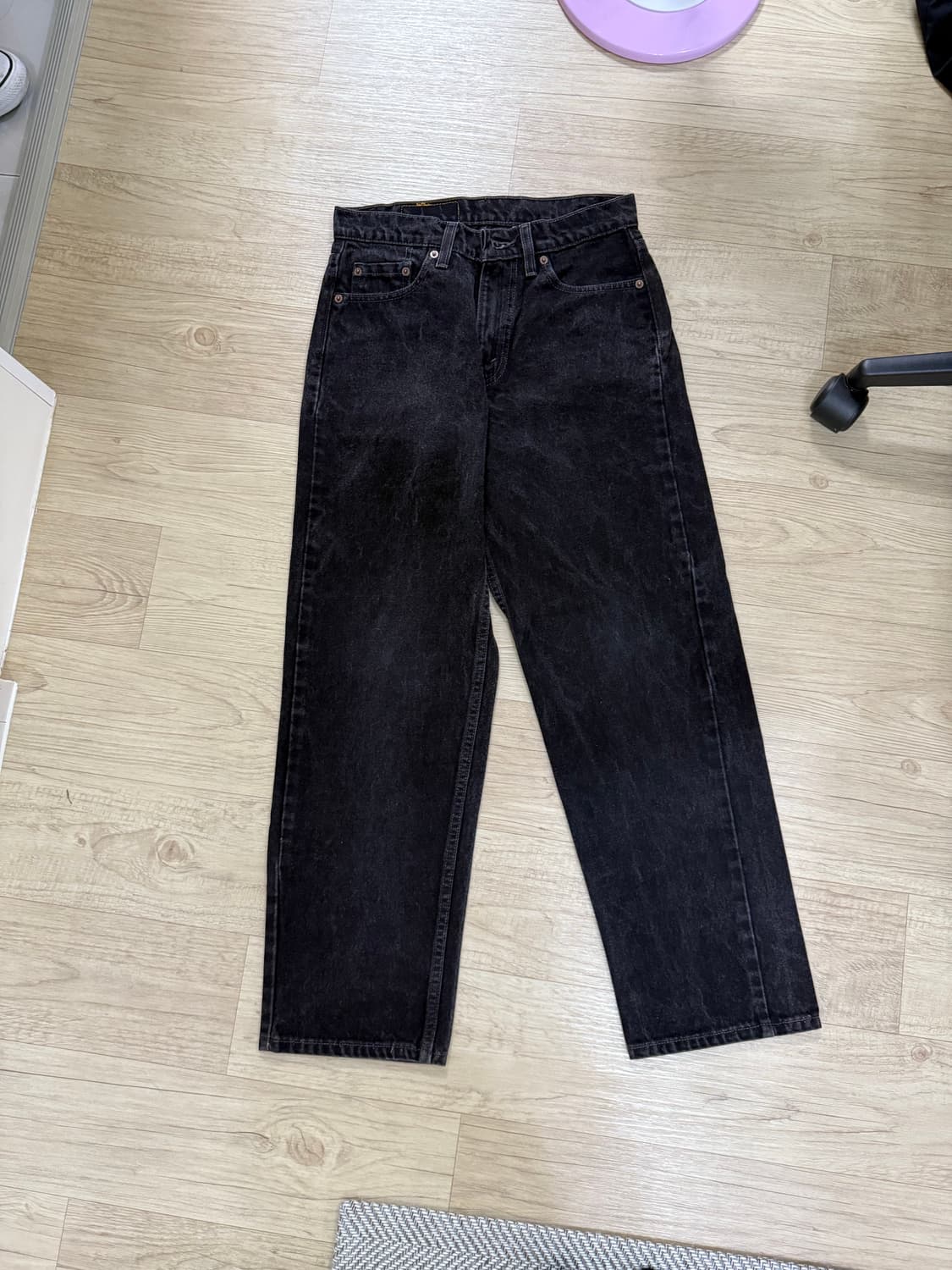 [초레어 희귀템] 90년도 빈티지 리바이스 565 흑청 상품이미지1