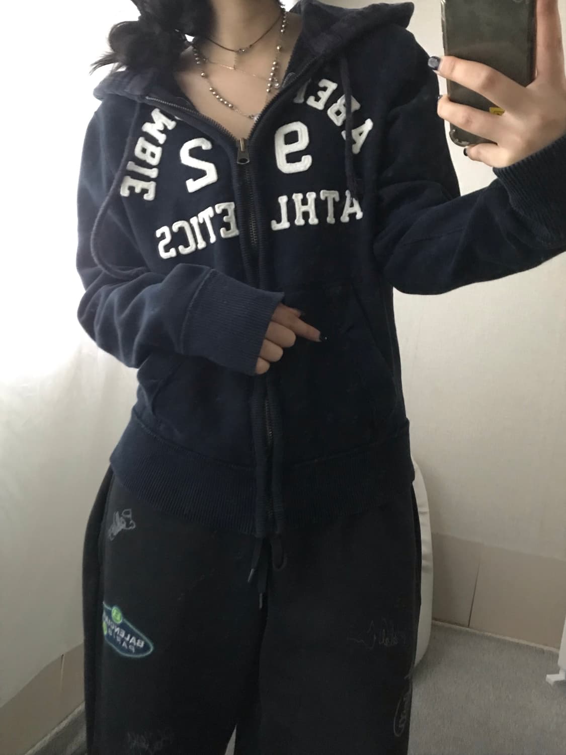 아베크롬비 네이비 후드집업 상품이미지6