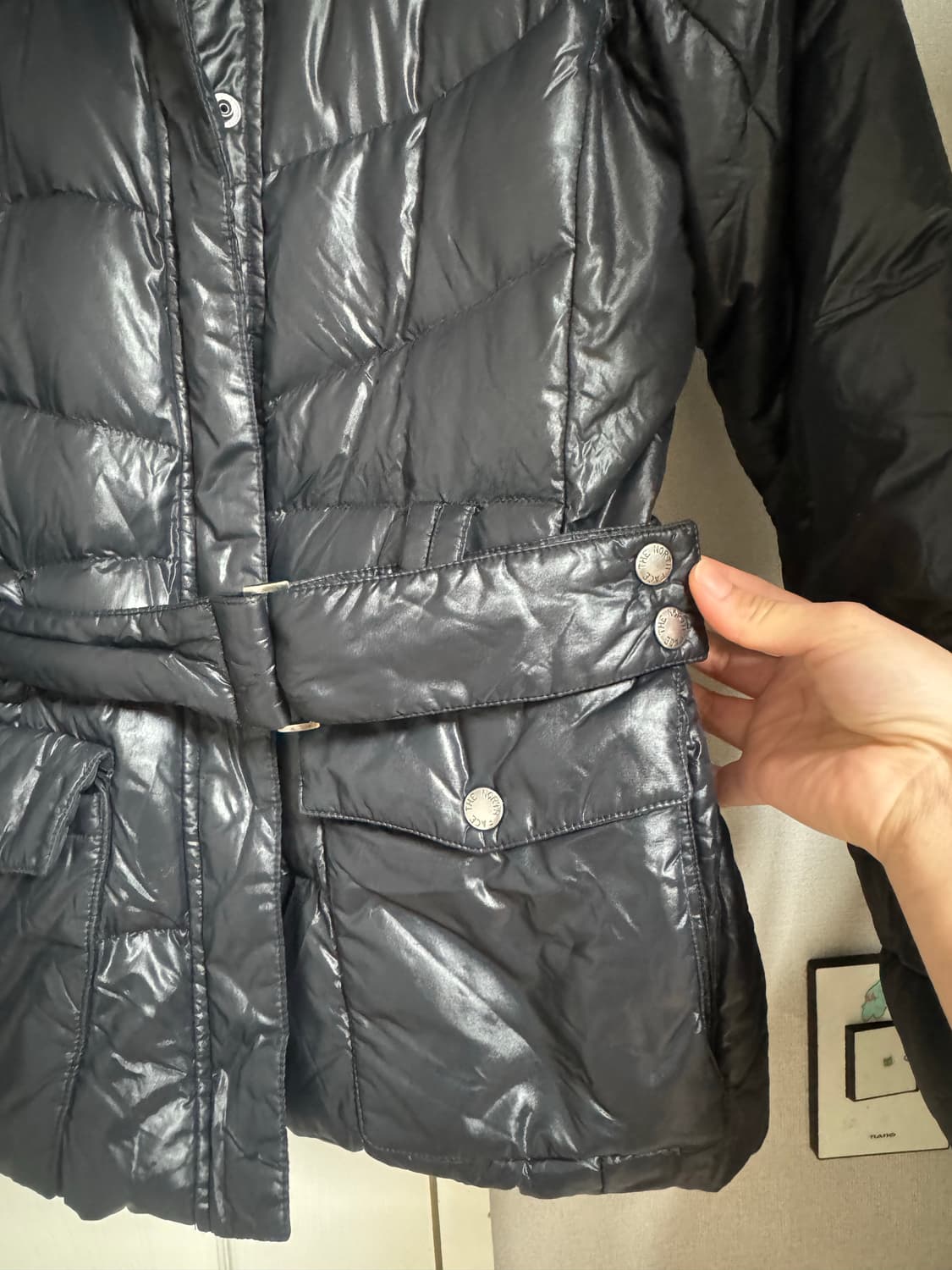 노스페이스 xs 블랙 550 패딩 상품이미지2