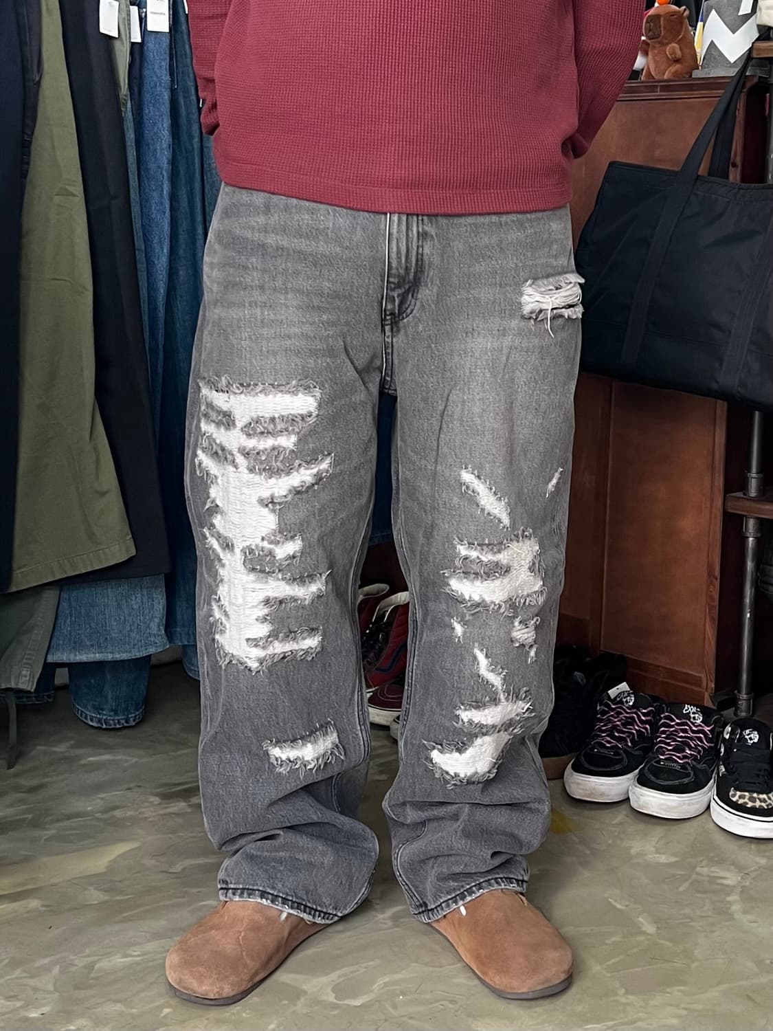 XLARGE 엑스라지 블랙 데님팬츠 36 상품이미지2