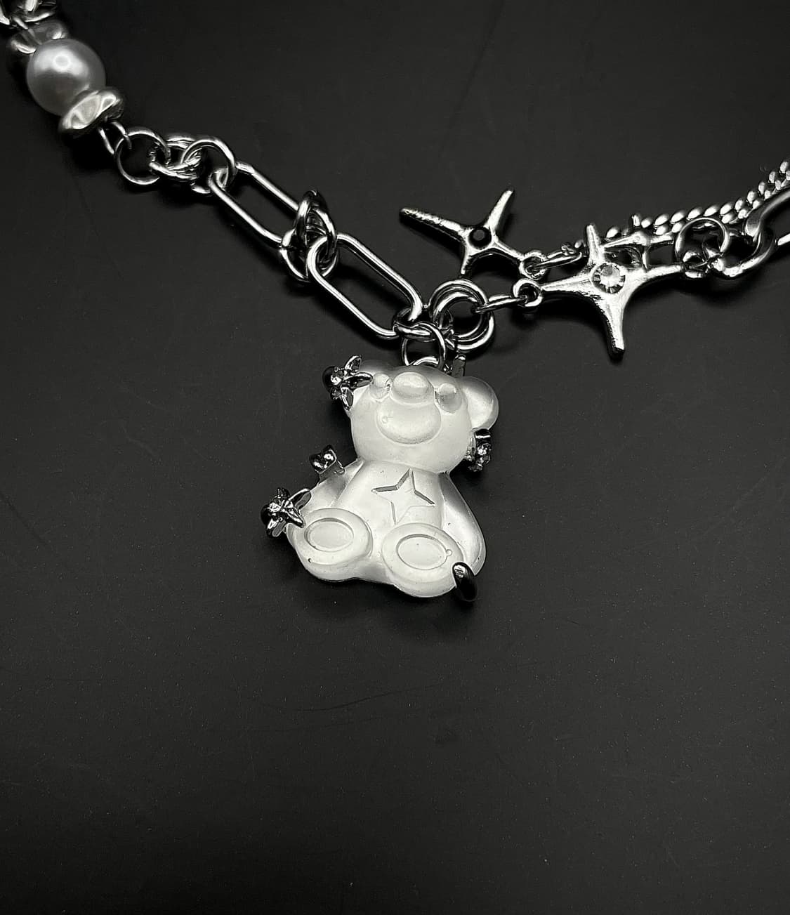 pcr053 Nerd teddy bear necklace 상품이미지4