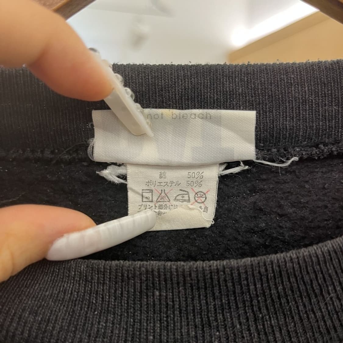 CAT 빈티지 90s 올드스쿨 빅로고 오버핏 맨투맨 XL C10922 상품이미지6