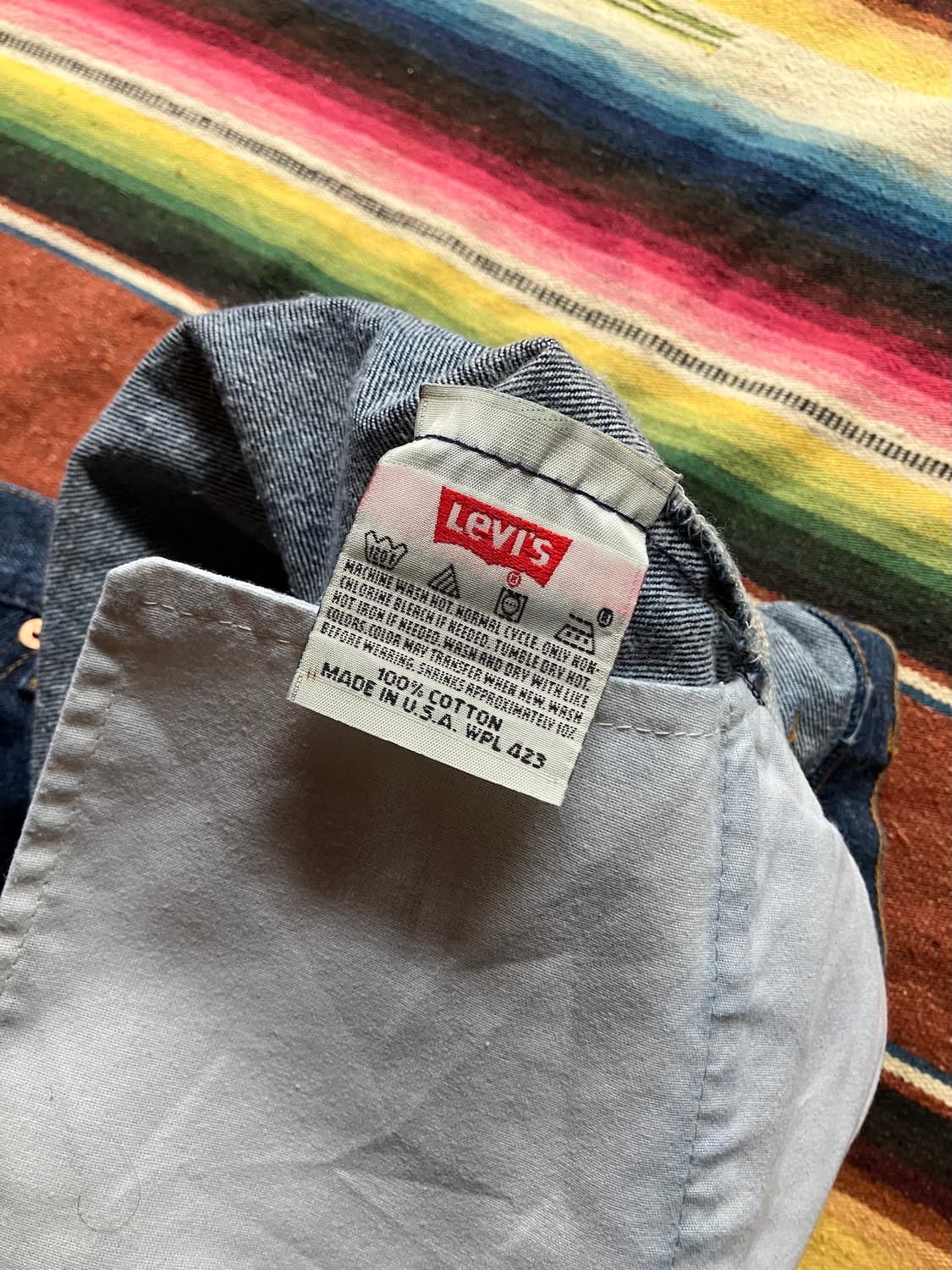 90s USA 빈티지 리바이스 501 데님 팬츠 상품이미지6