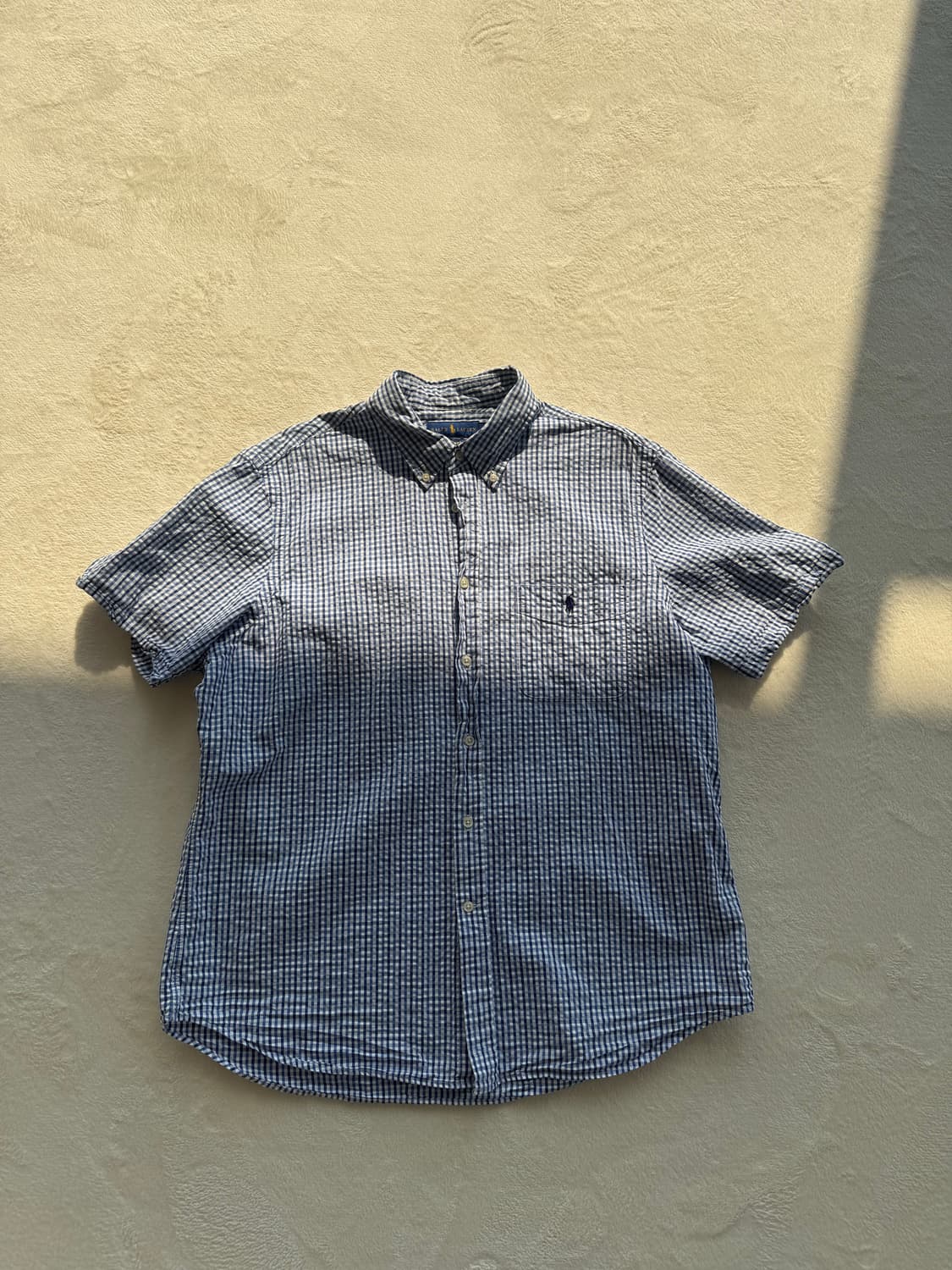 폴로 시어서커 반팔셔츠 상품이미지1