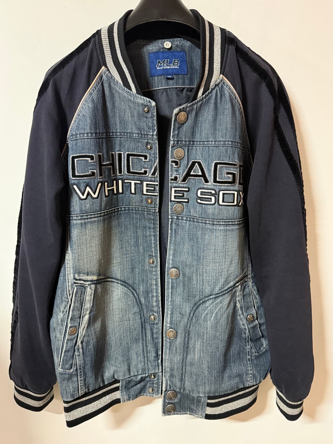 MLB 시카고 화이트삭스 데님 스타디움 자켓 100 상품이미지3